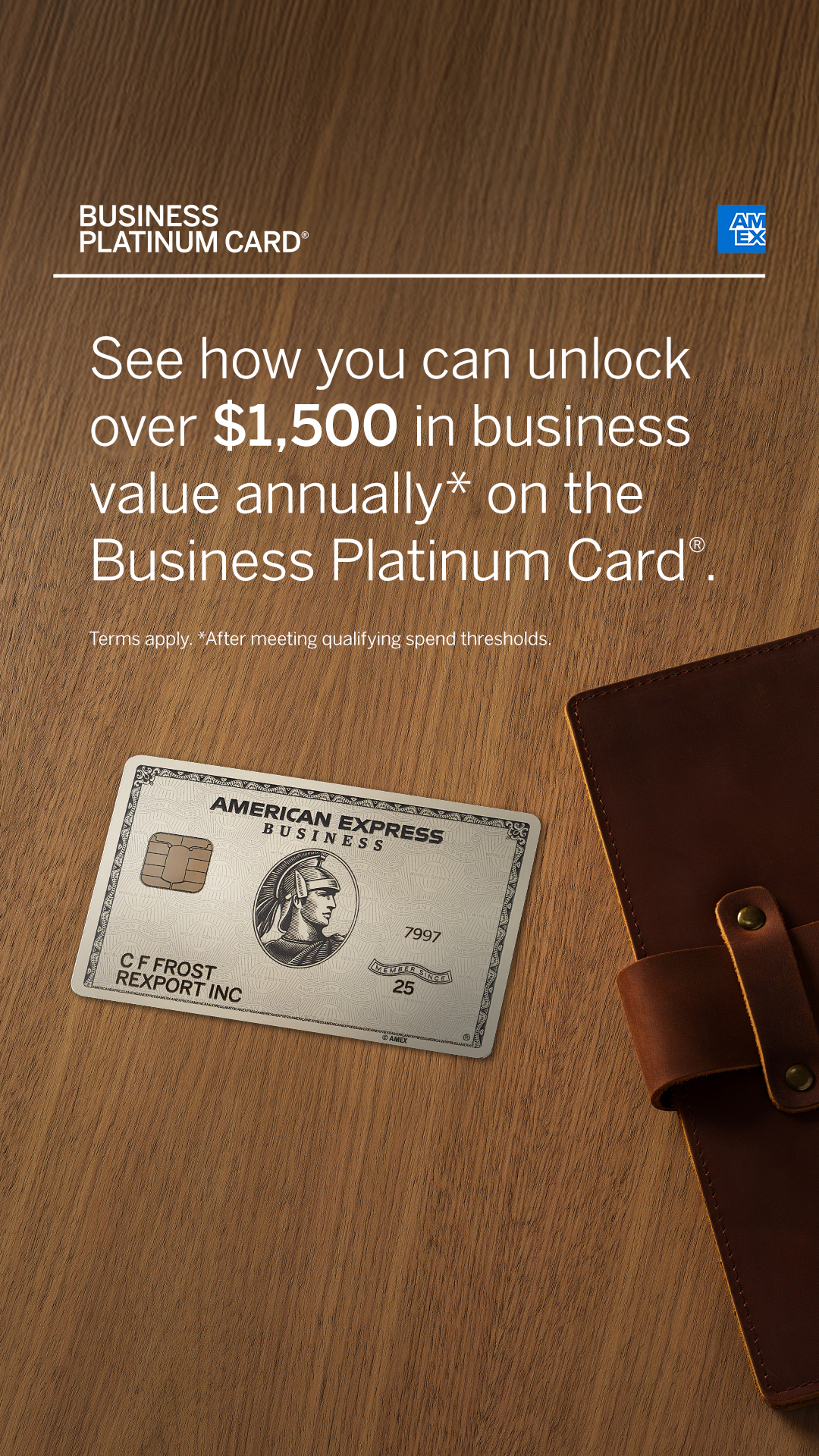 American Express Business Facebook ad: Find out your offer, which could be As…