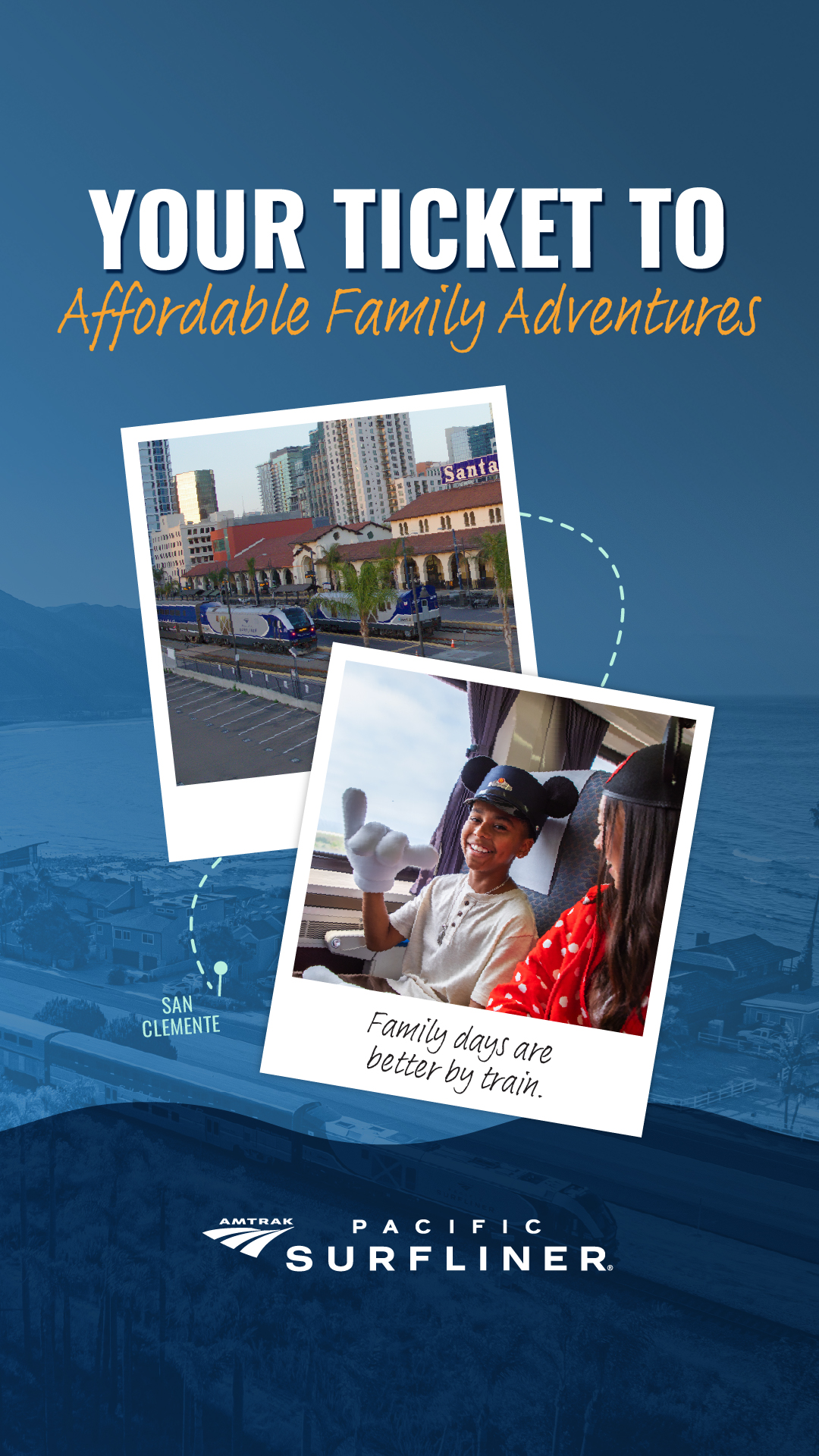Pacific Surfliner Facebook ad from May 12, 2026
