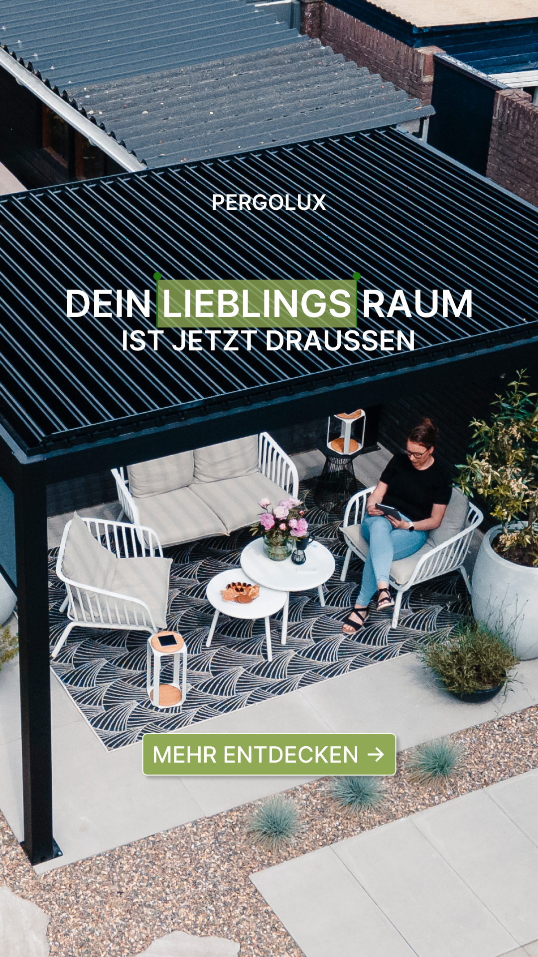 Pergolux Facebook ad