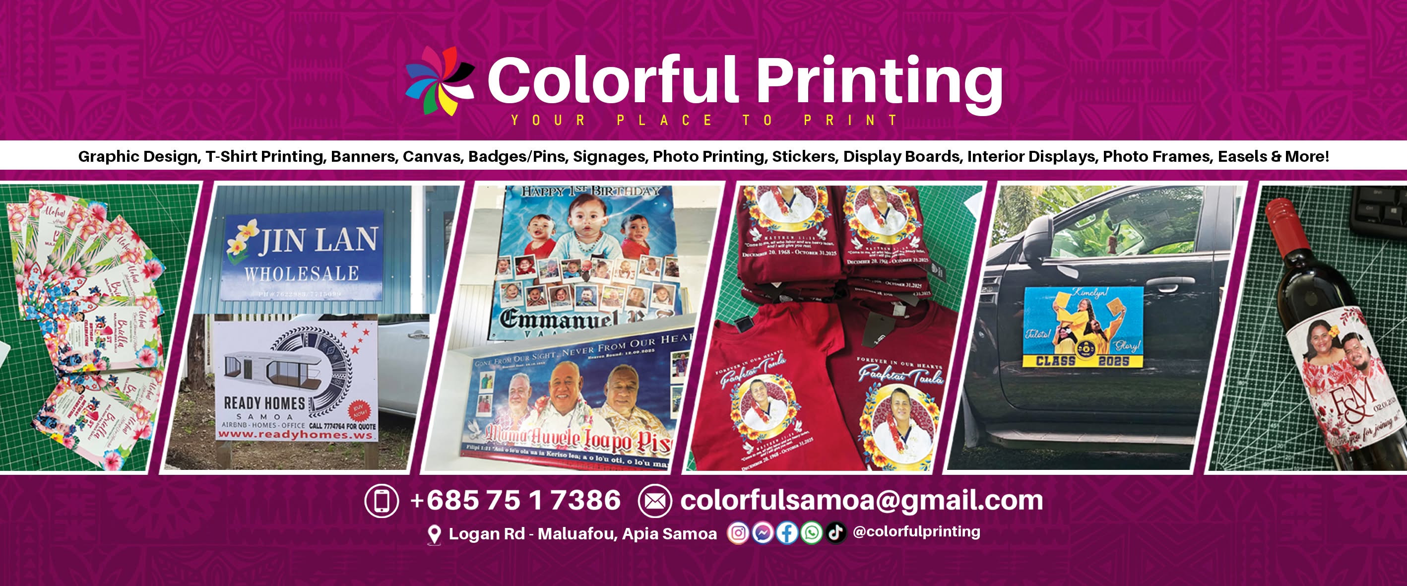 Colorful Printing Facebook ad