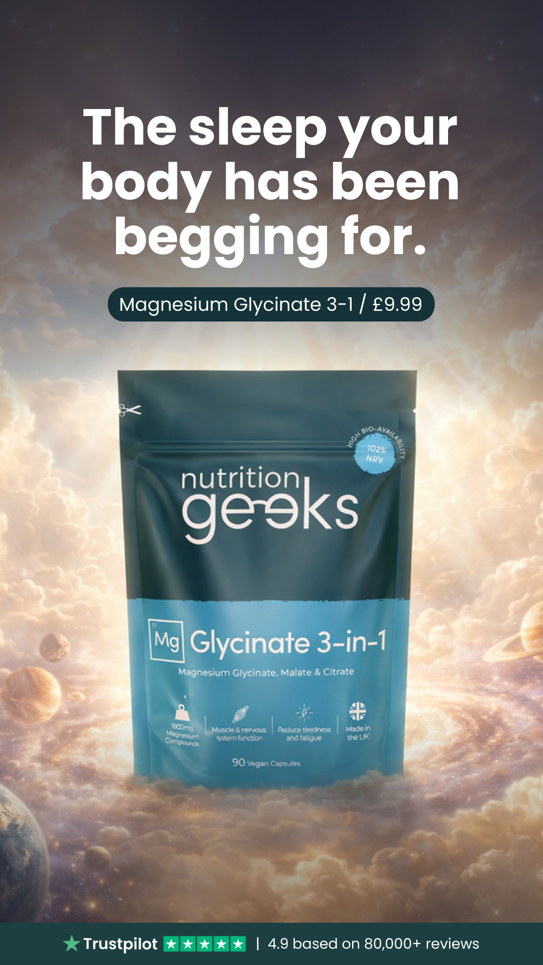 Nutrition Geeks Facebook ad