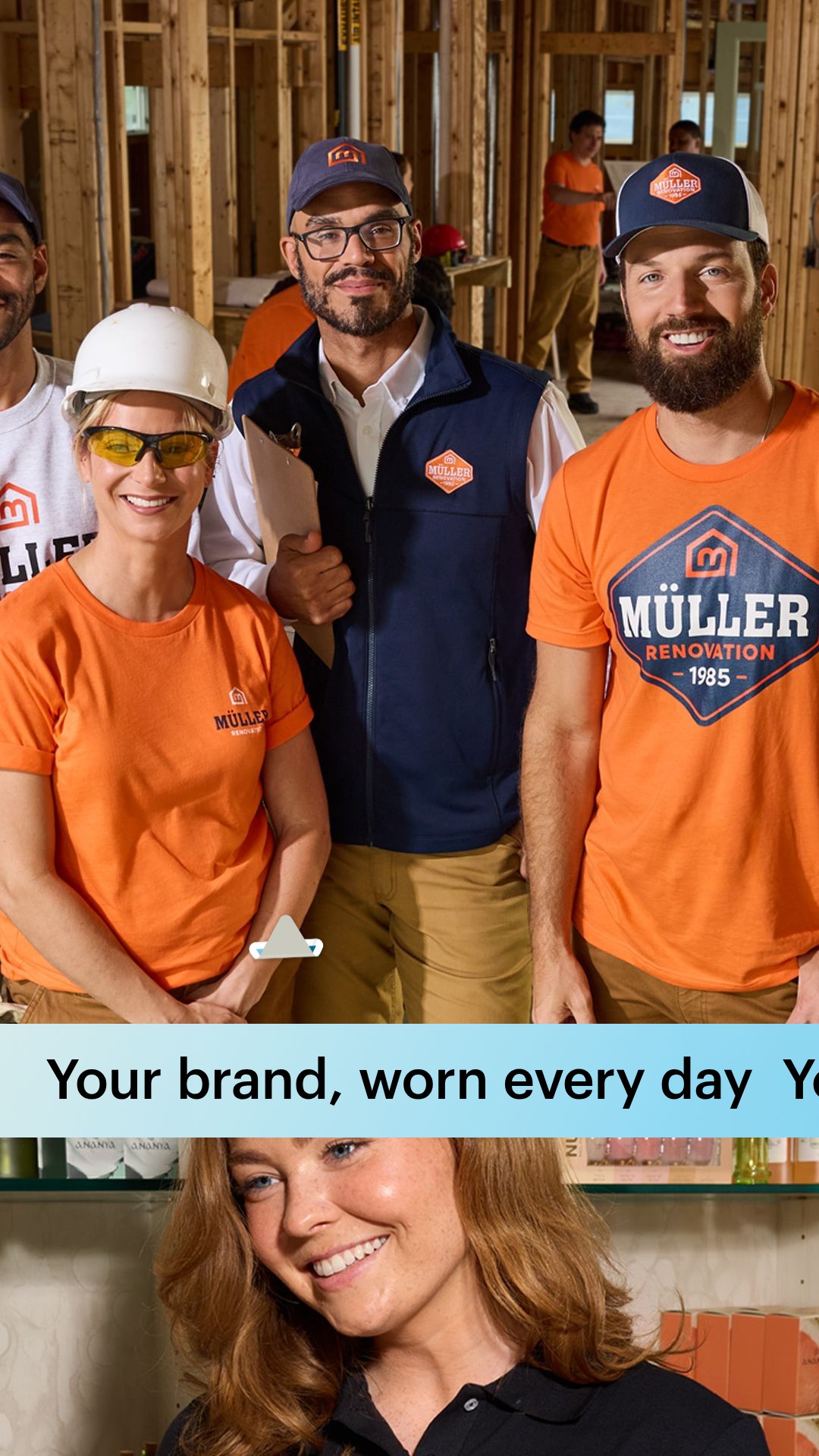 VistaPrint Facebook ad: Outfit your team for less