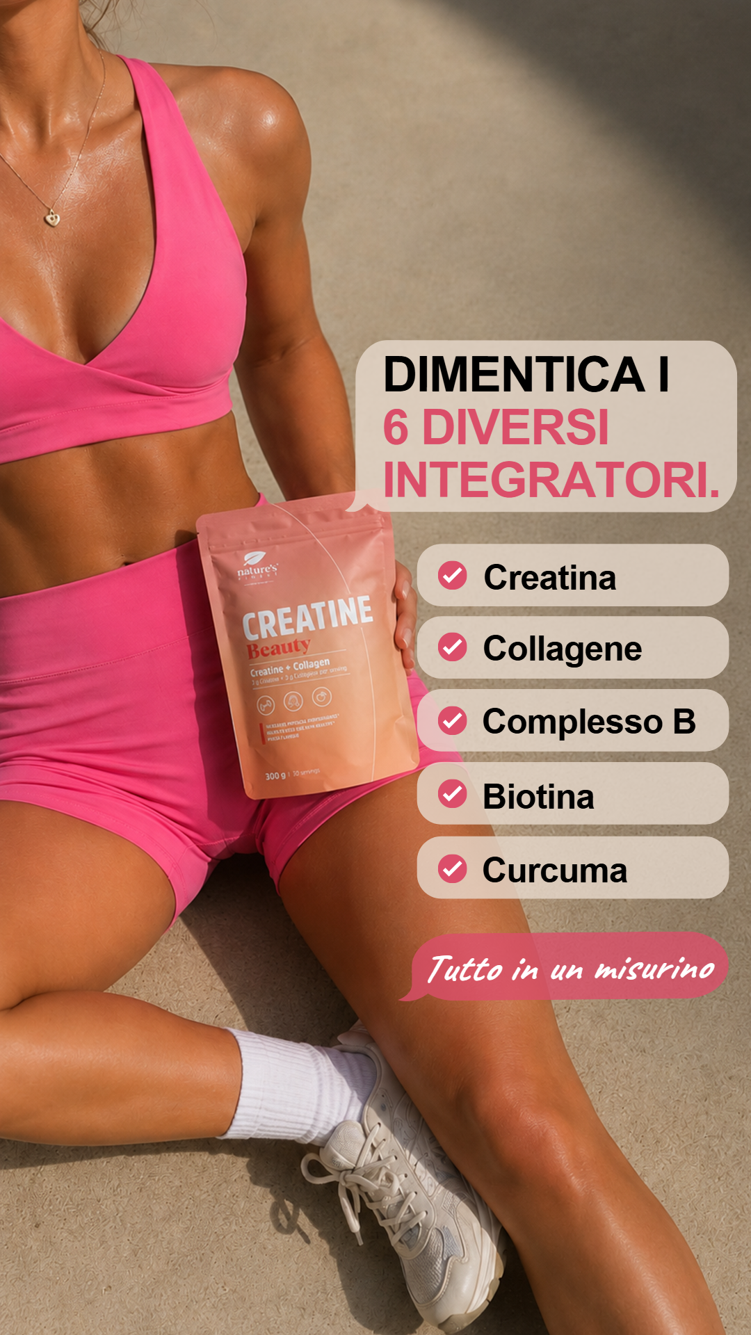 Ana - NCSF personal trainer Facebook ad: Un misurino. Soluzione completa per la bellezza e uno…