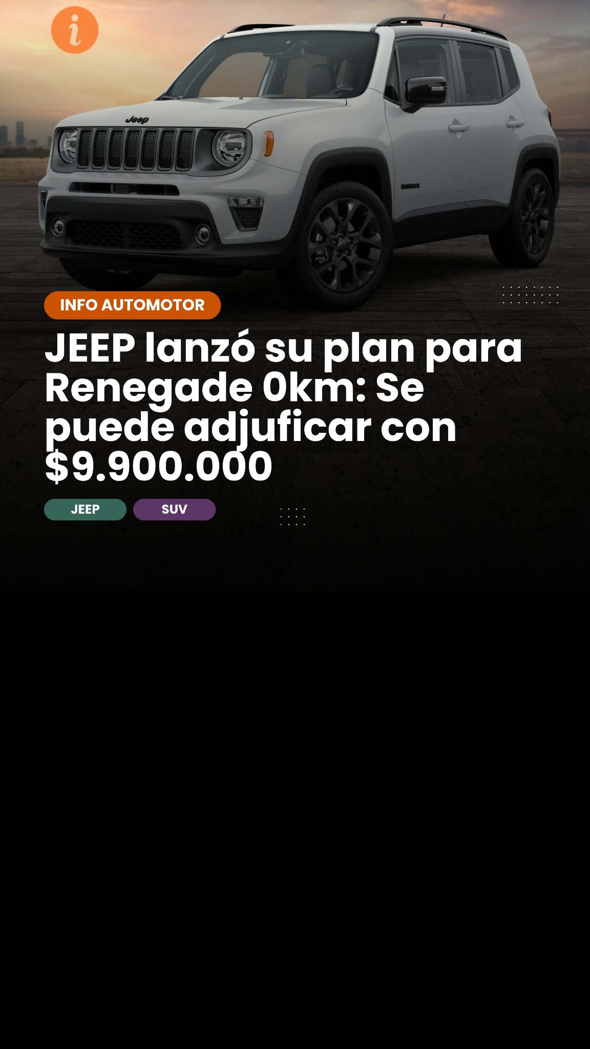 Info Plan Facebook ad from May 14, 2026