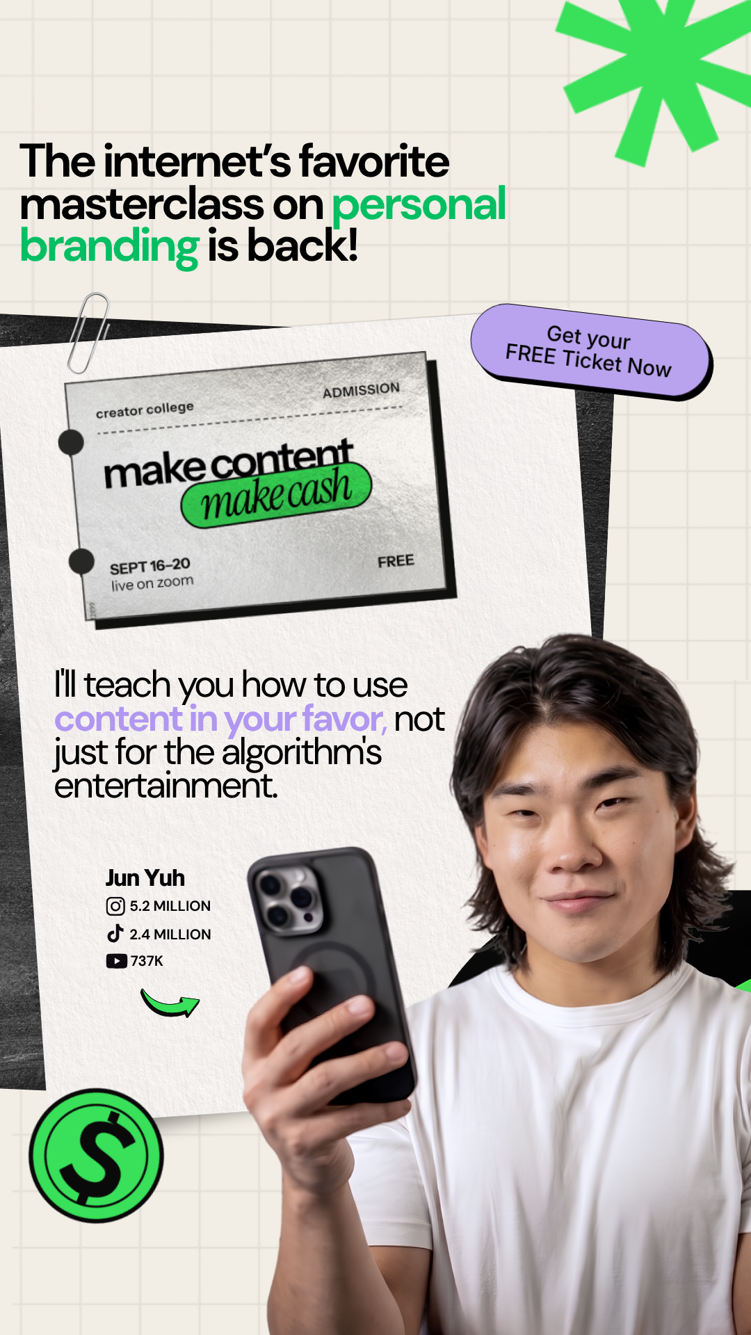 Jun Yuh Facebook ad