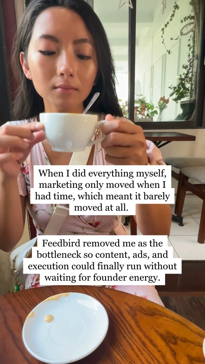 Feedbird Facebook ad: Social Media Done For You