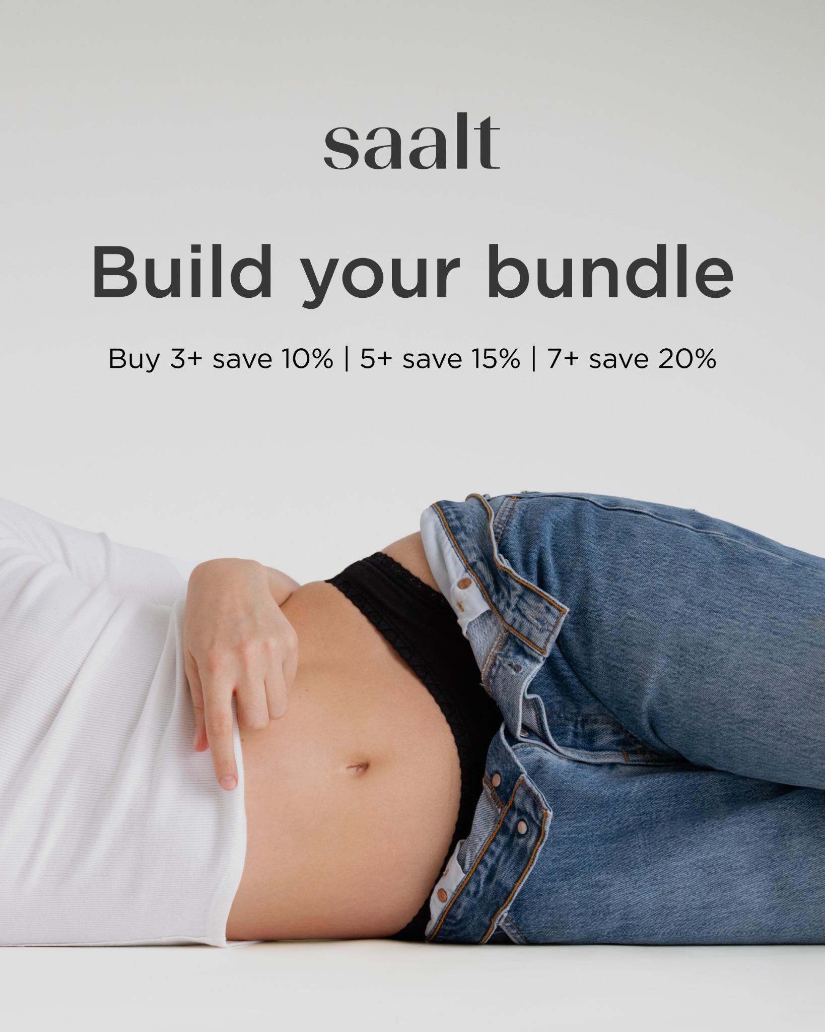 Saaltco Facebook ad: Let's be honest, when it comes to underwear, one pair is…