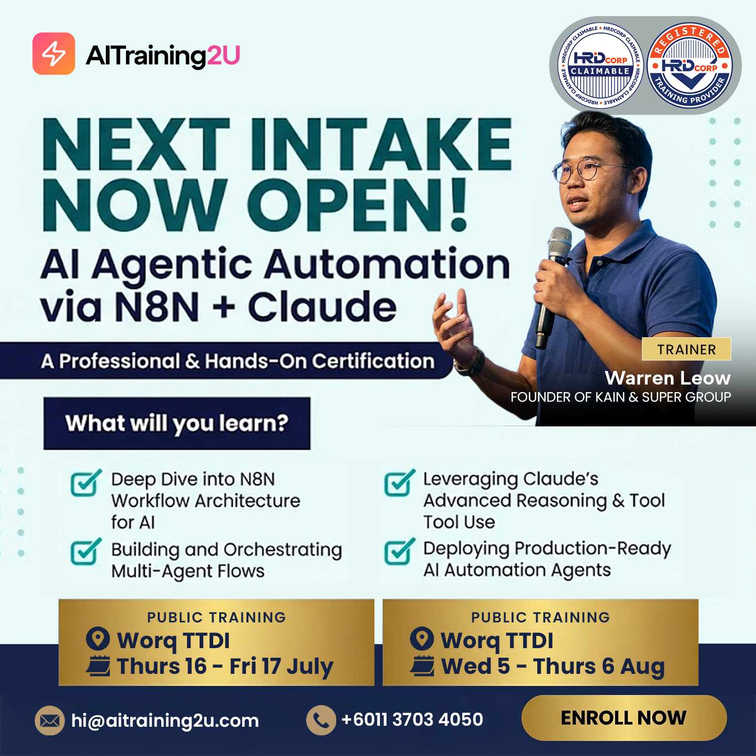 AITraining2U Facebook ad