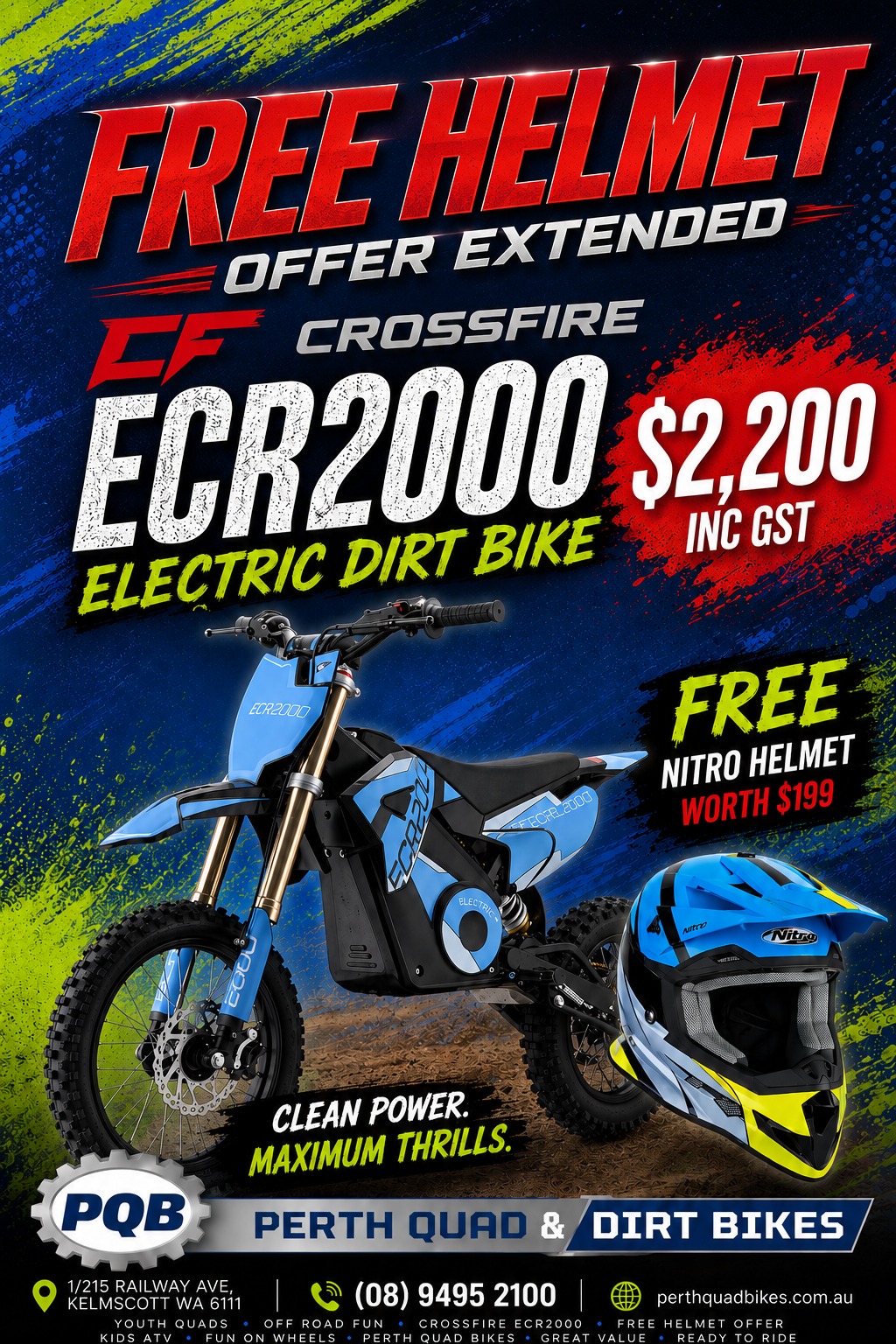 Perth Quad Bikes Facebook ad from Jul 8, 2026