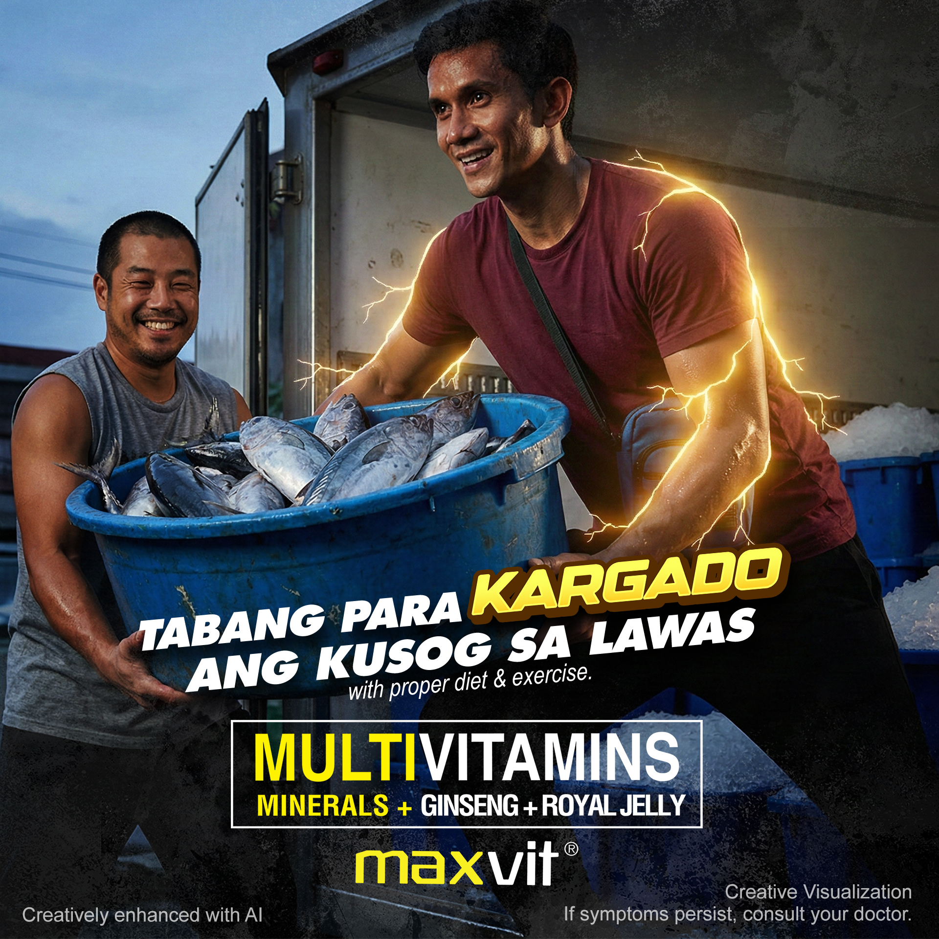 Maxvit Facebook ad: Click LEARN MORE!