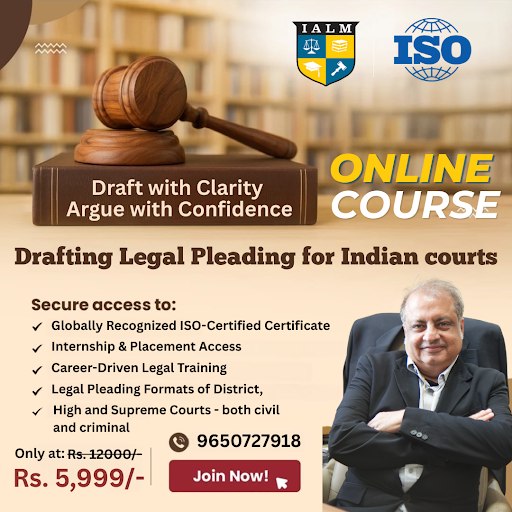 Indian Academy of Law and Management - ialm Facebook ad: IALM offers online, self-paced courses that serve as…