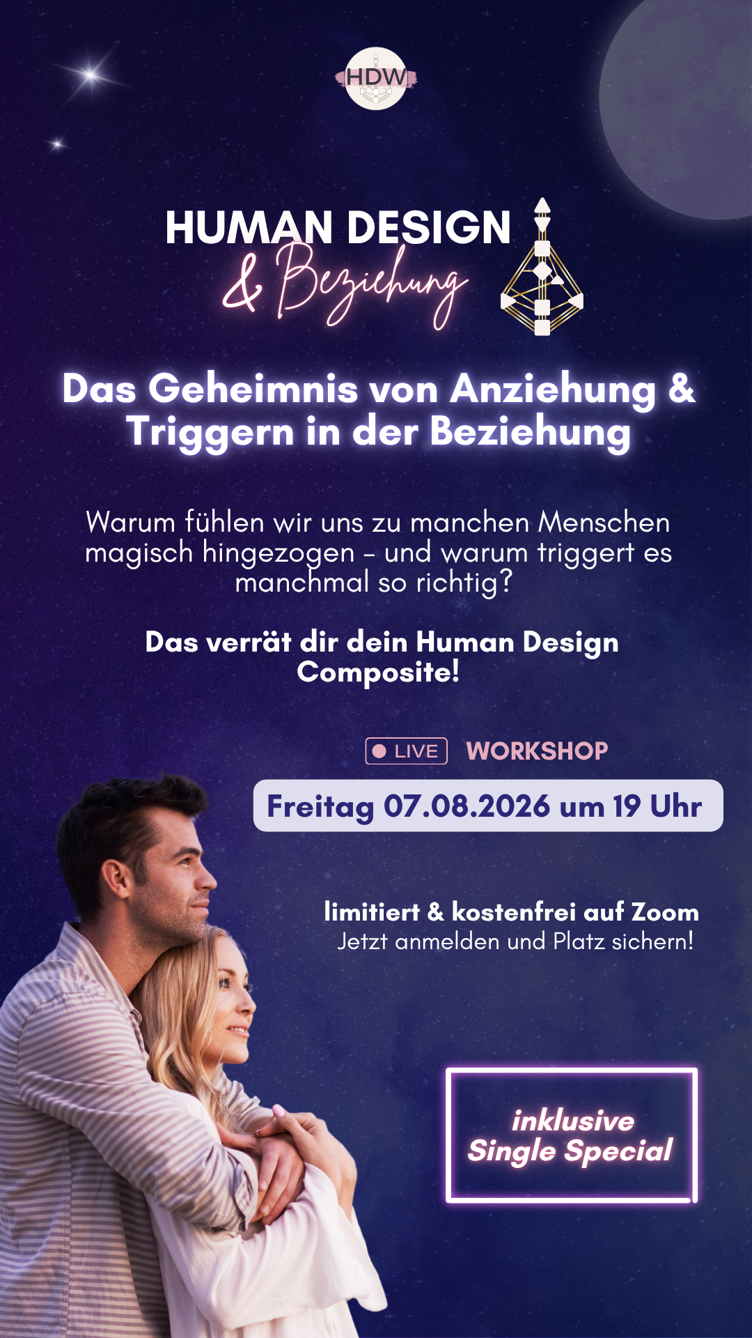 Humandesignwissen Facebook ad from Jul 28, 2026