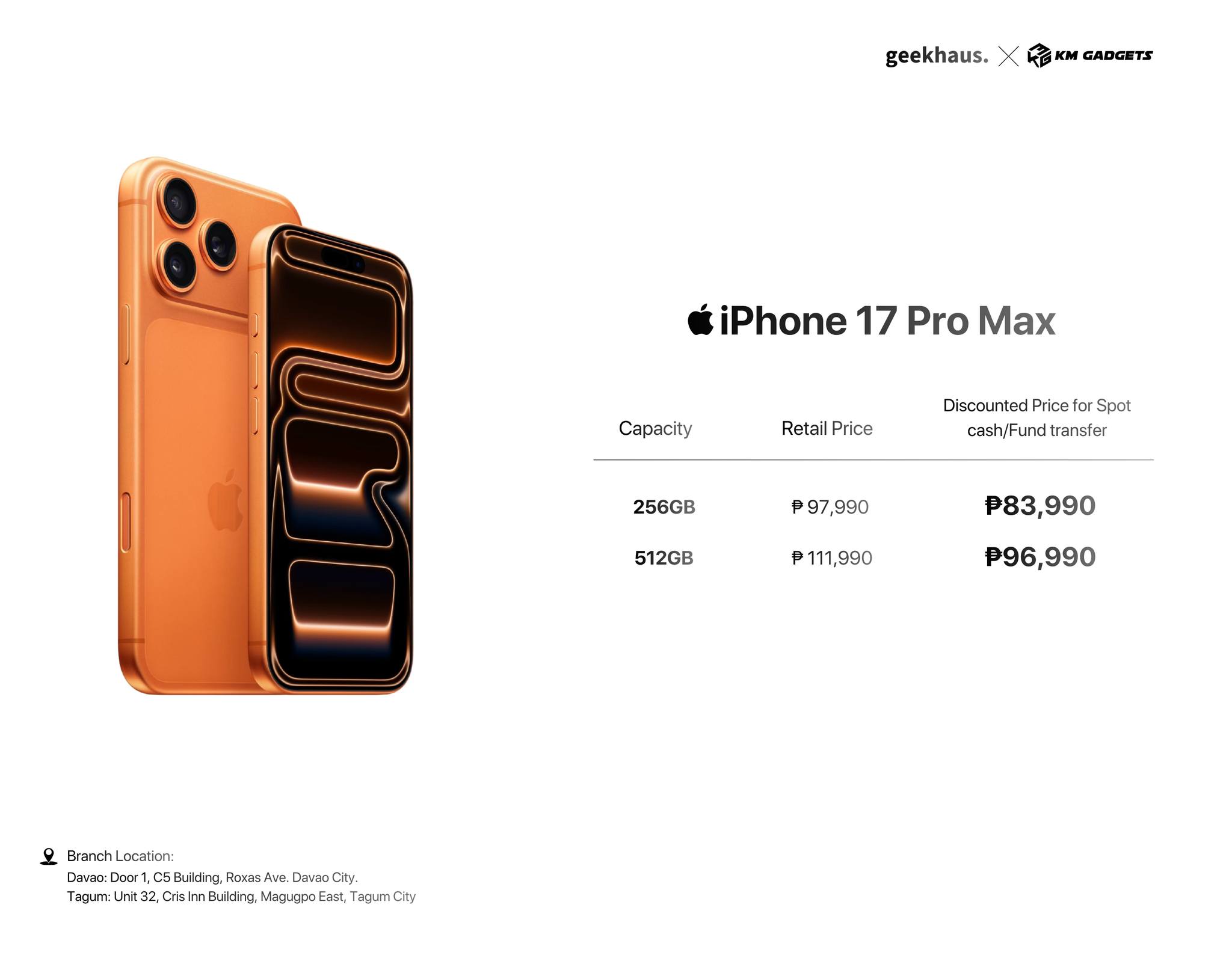 KM Gadgets Facebook ad: Own the Apple Experience Now!