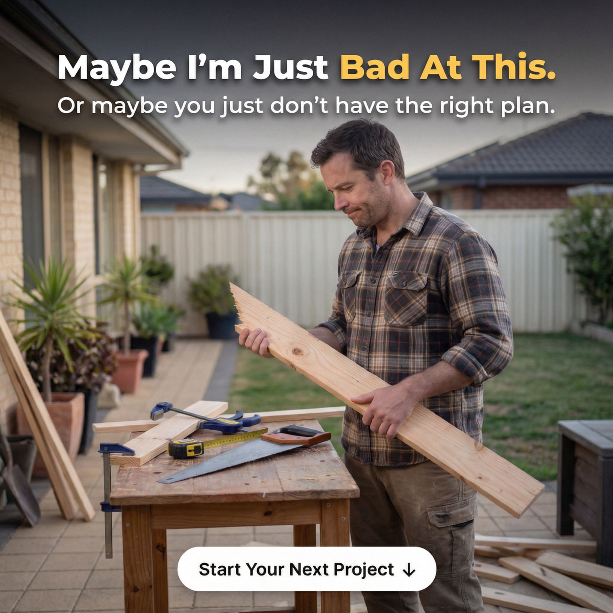 WoodCrafts DIY Facebook ad