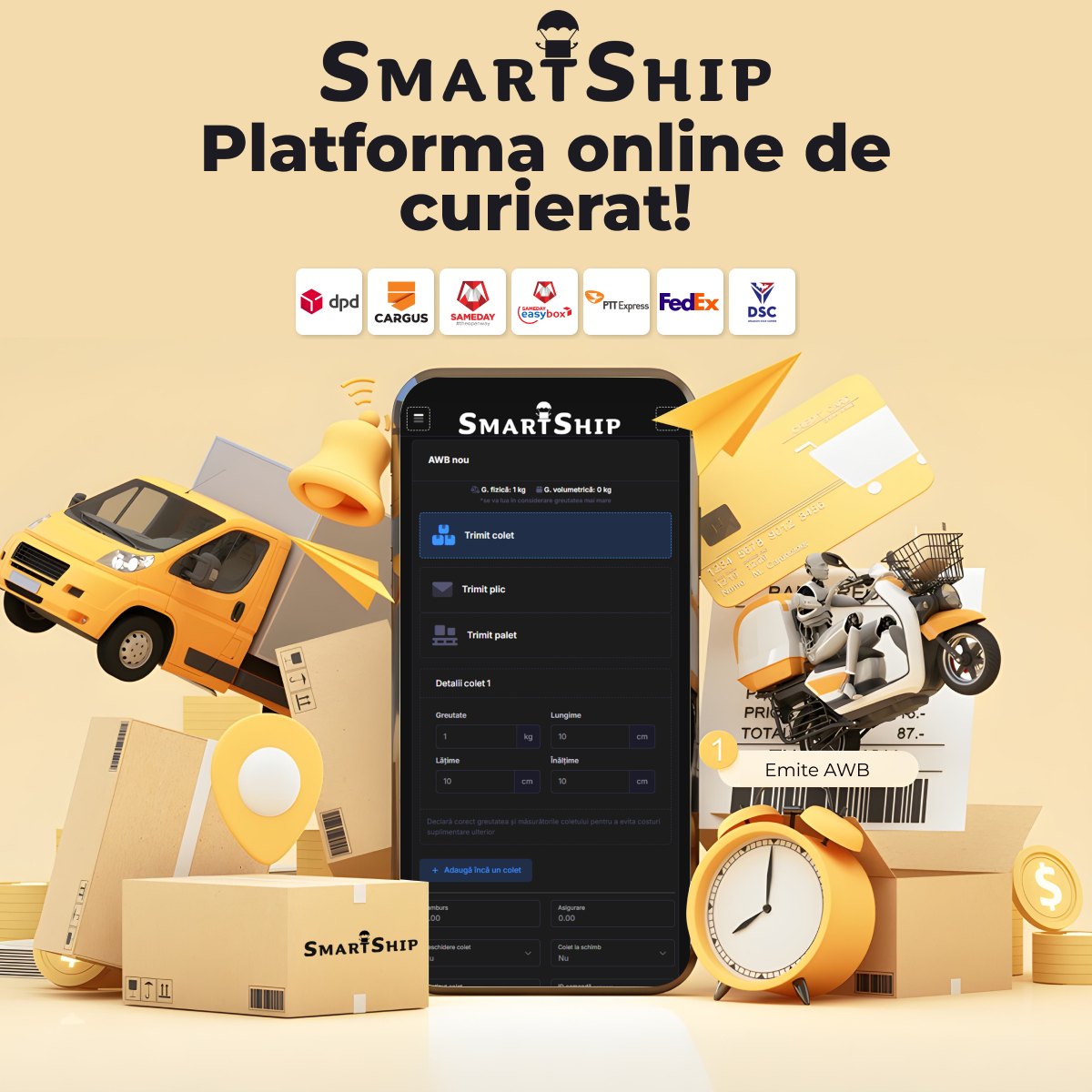 SmartShip Facebook ad