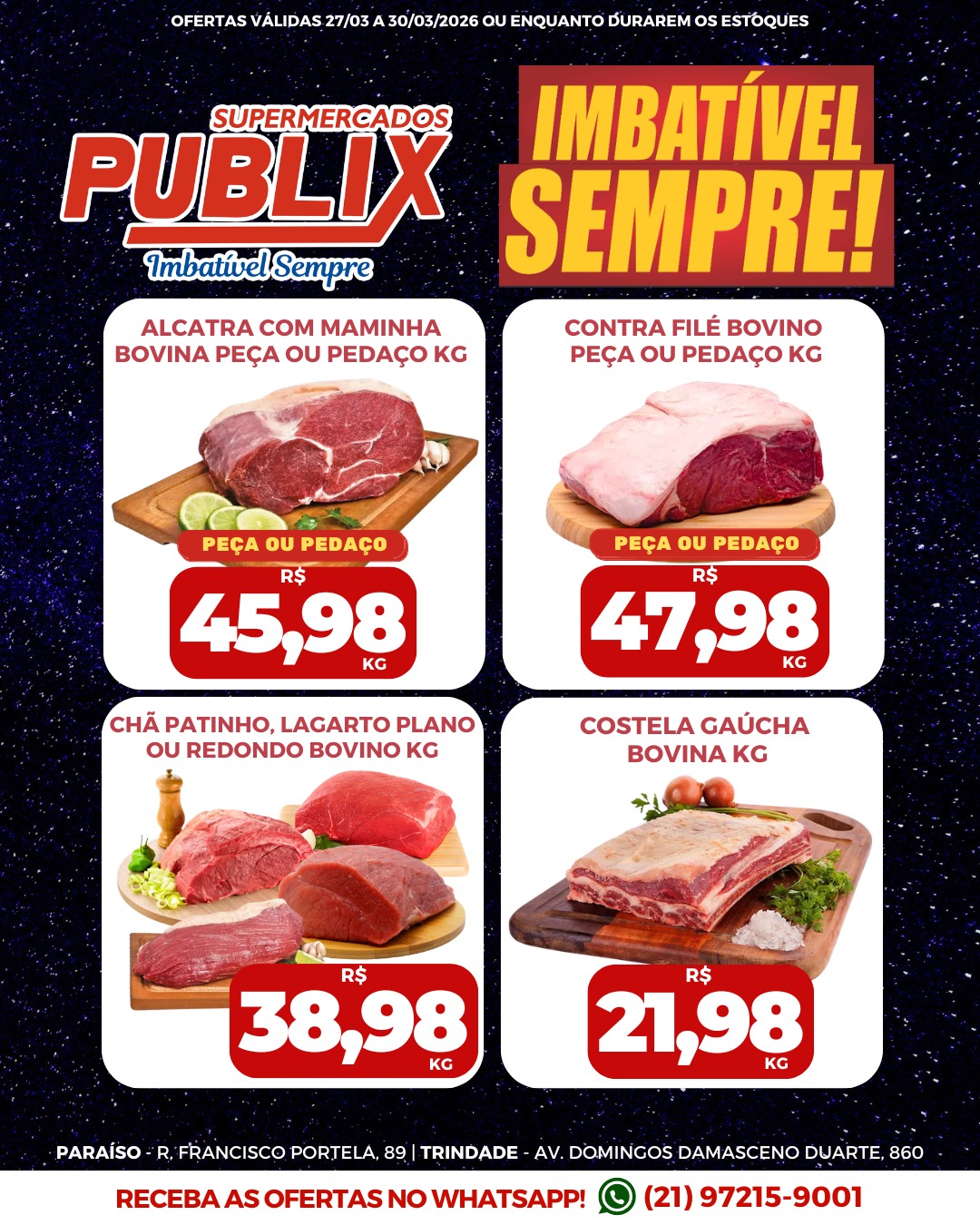 Publix Supermercados Facebook ad: Aproveite essas e muitas outras ofertas IMBATÍVEIS aqui…