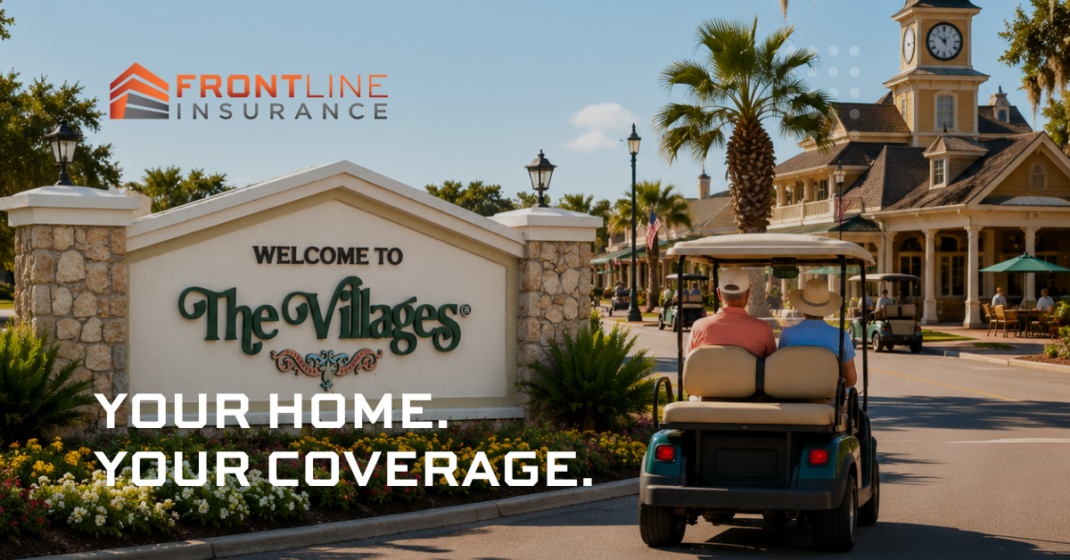 Frontline Insurance Digital Agency Facebook ad: New Look. Same Frontline.