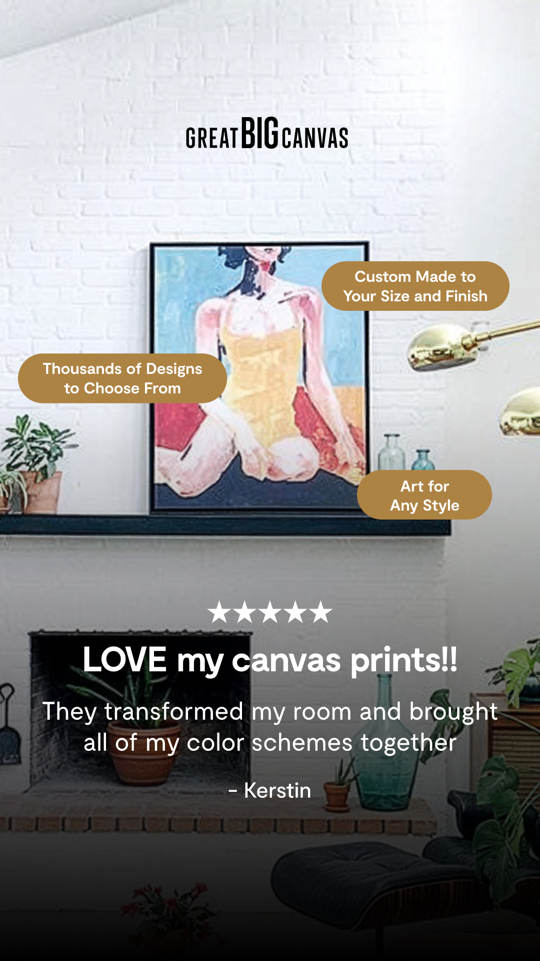 Great Big Canvas Facebook ad