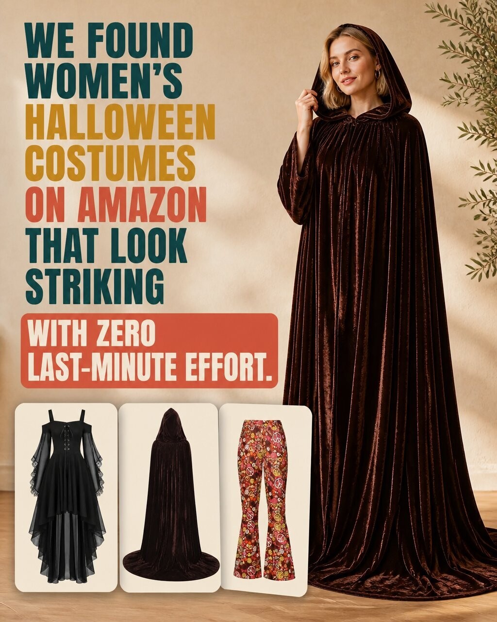 Toptenreviews Deals Facebook ad: Women's Halloween Costumes Worth Planning Ahead For