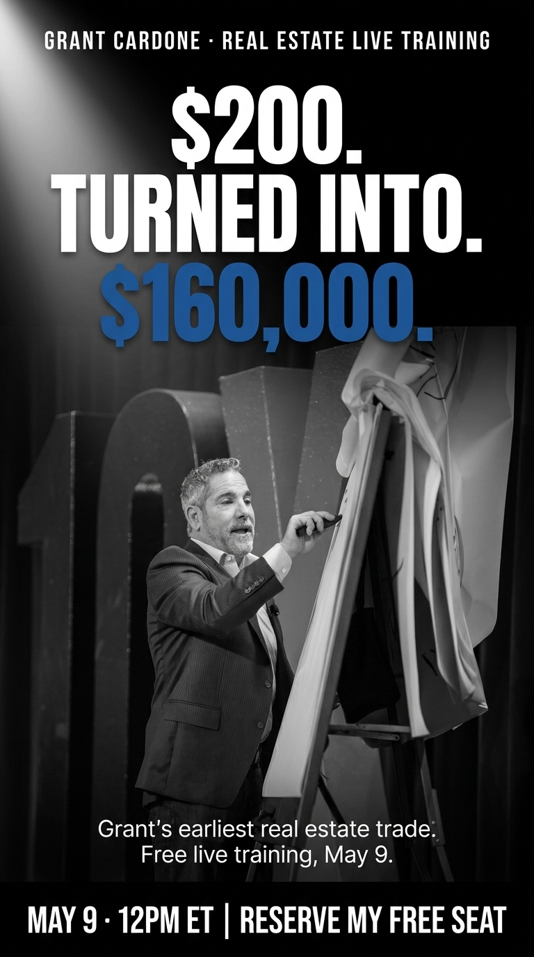 Grant Cardone Facebook ad
