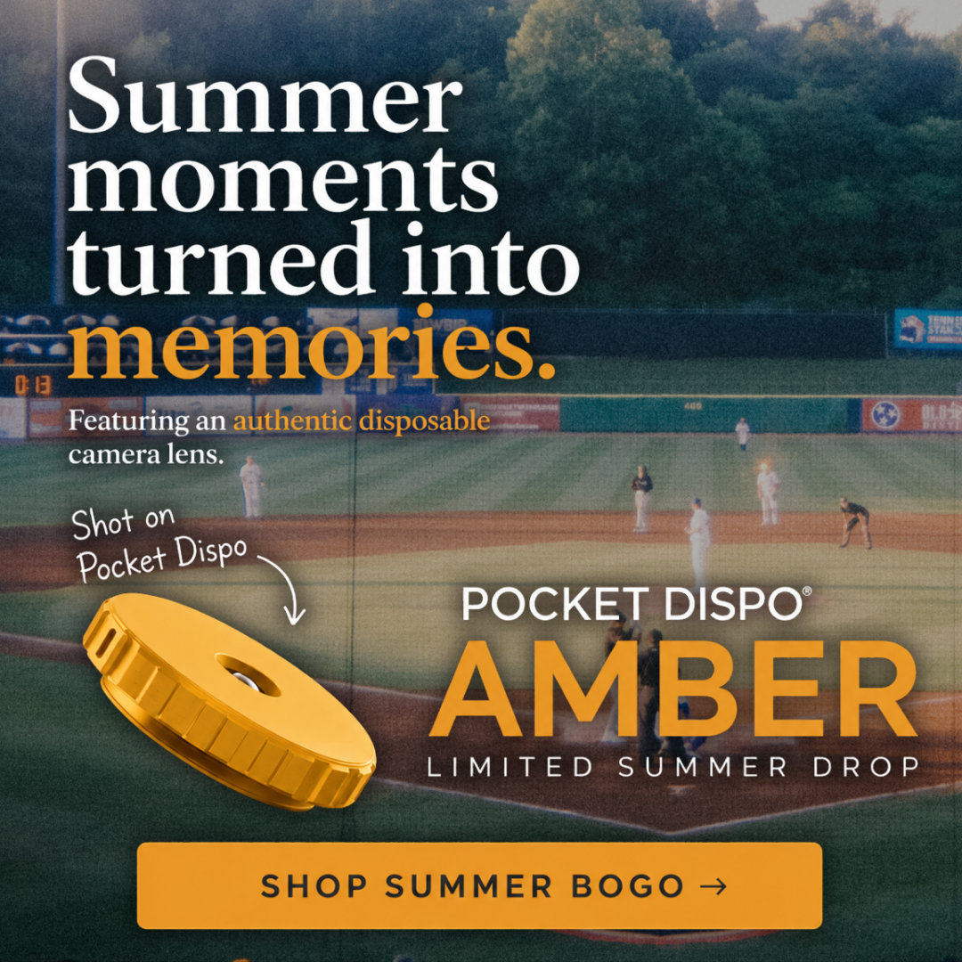 Pocket Dispo Facebook ad: BOGO Summer Lens Drop