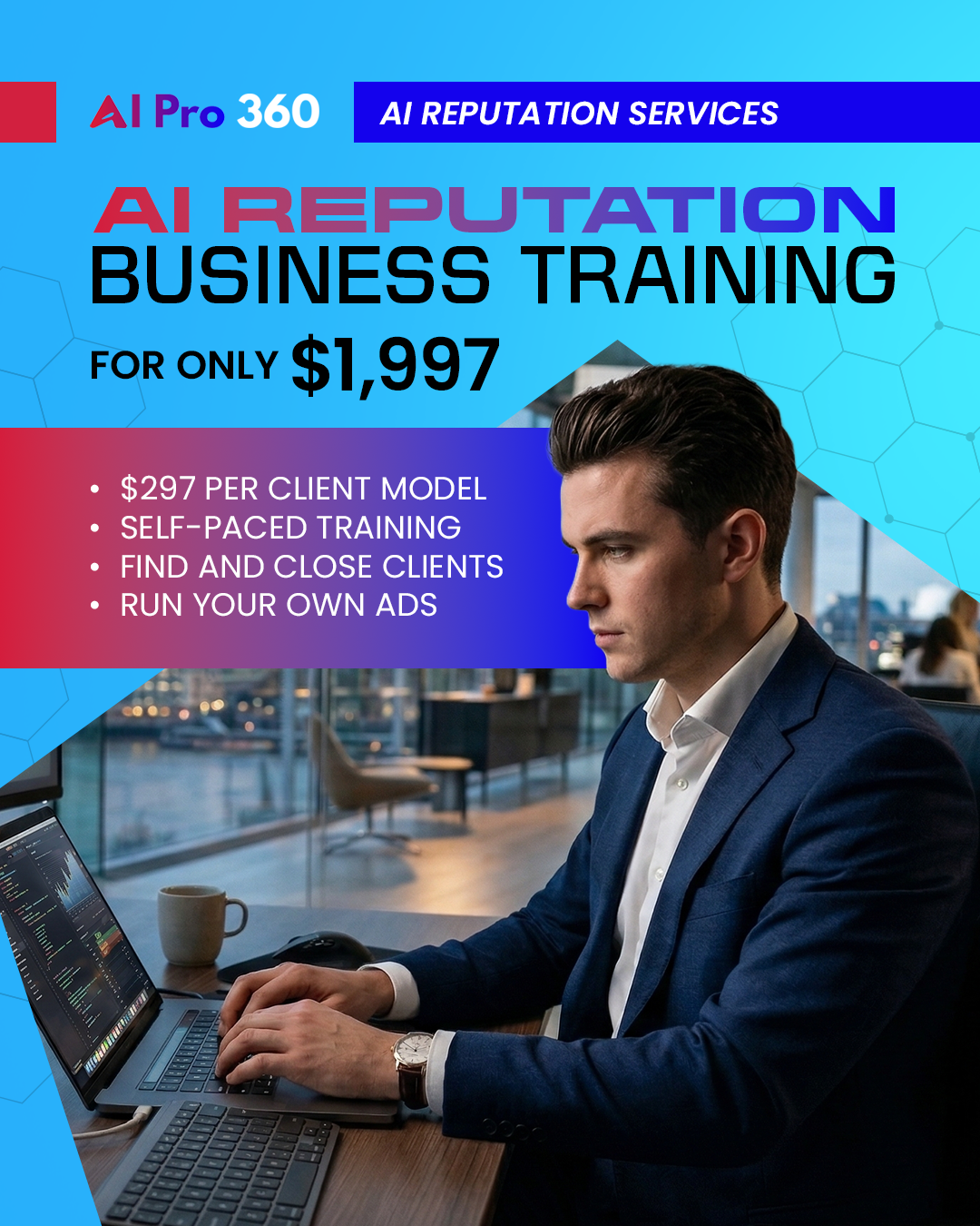 AI Pro 360 Facebook ad: Learn To Sell AI Services - Only $1,997