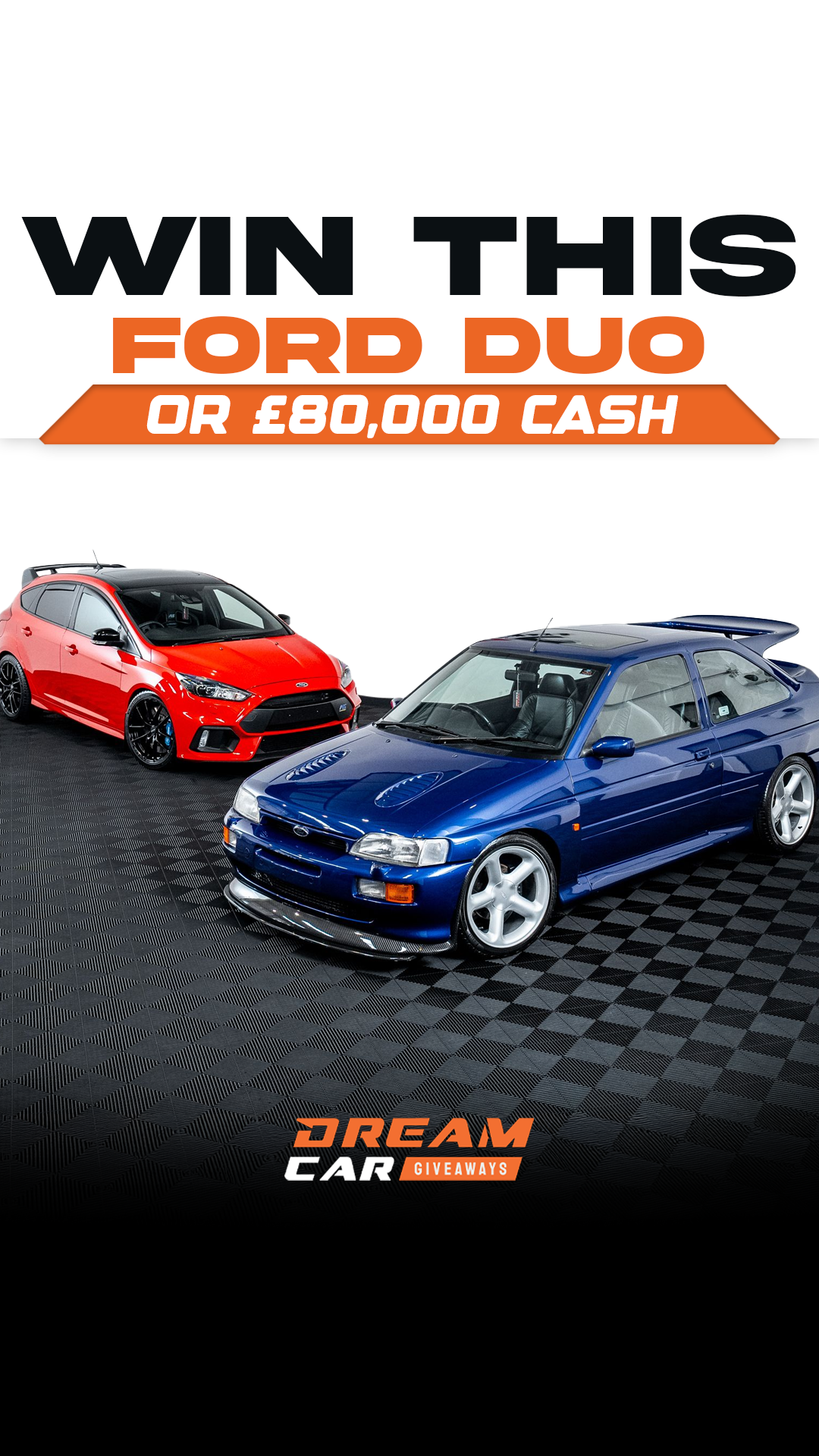 Dream Car Giveaways Facebook ad