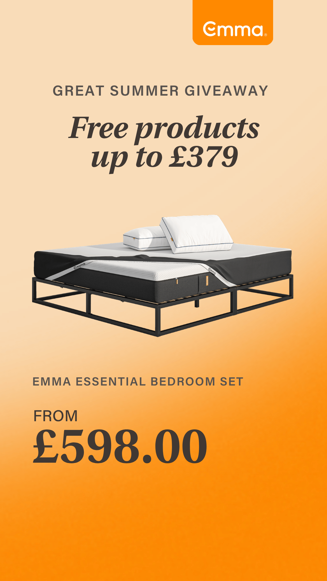 Emma Sleep UK Facebook ad