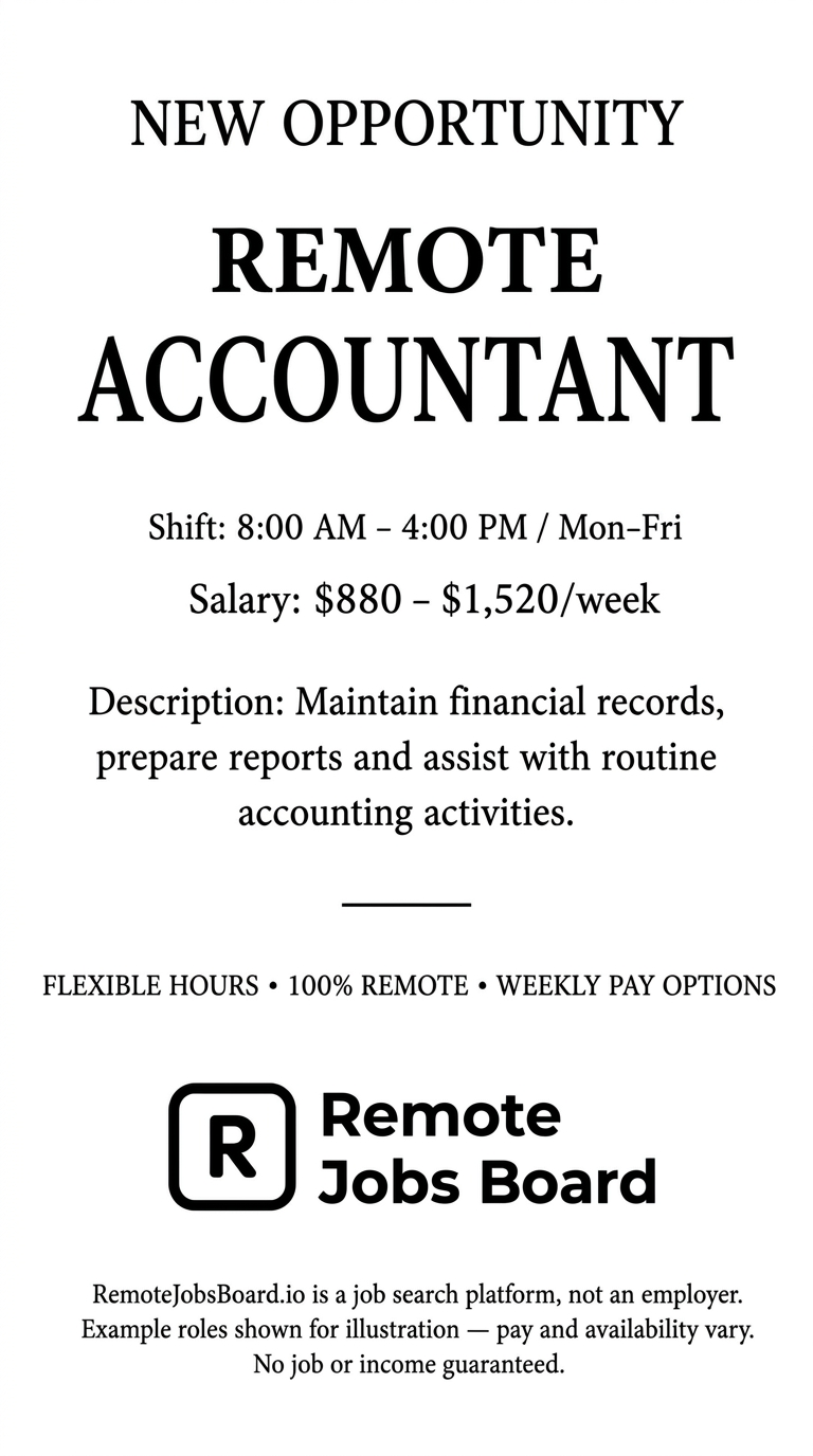 Remote Jobs Board - Work From Anywhere Facebook ad