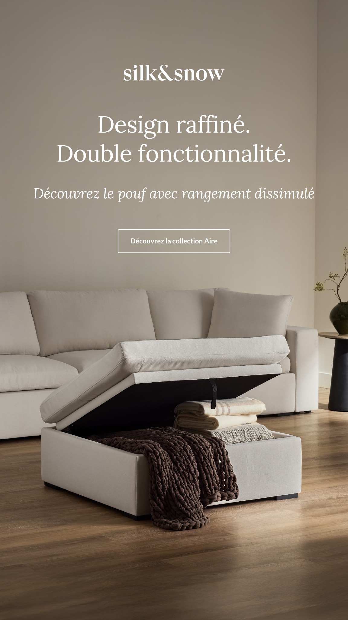 Maison Silk & Snow Facebook ad