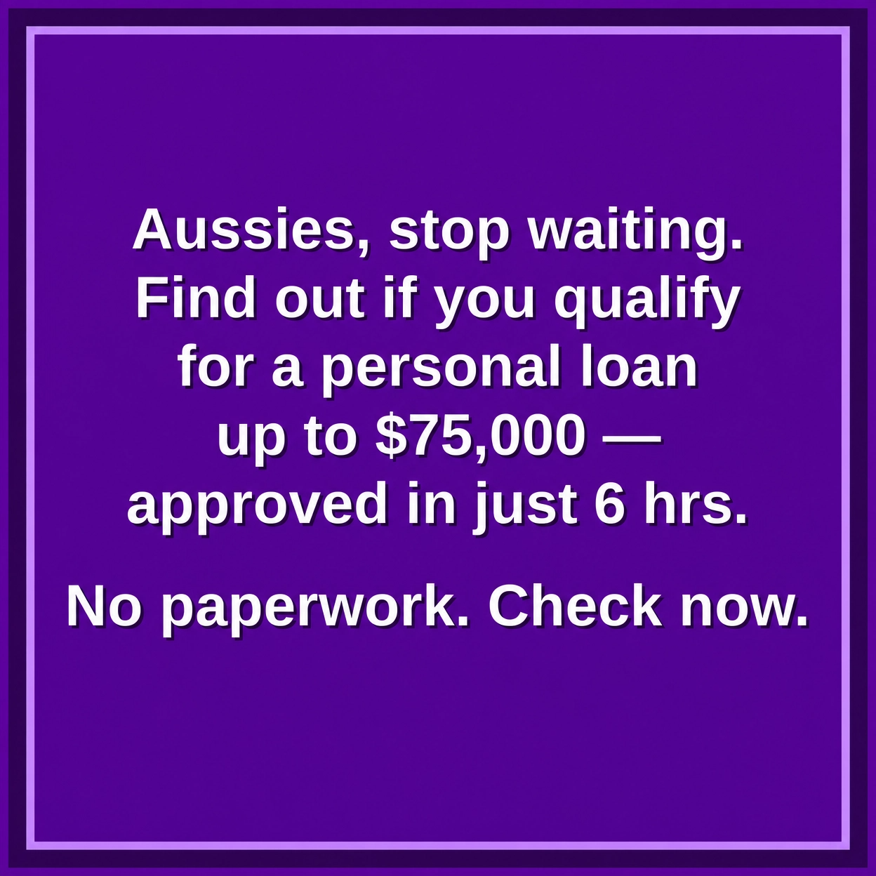 Compare 1 - Personal Finance Facebook ad