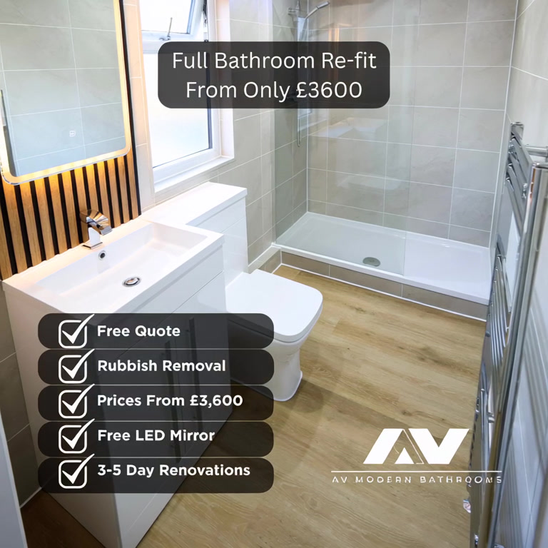 AV Modern Bathrooms Facebook ad