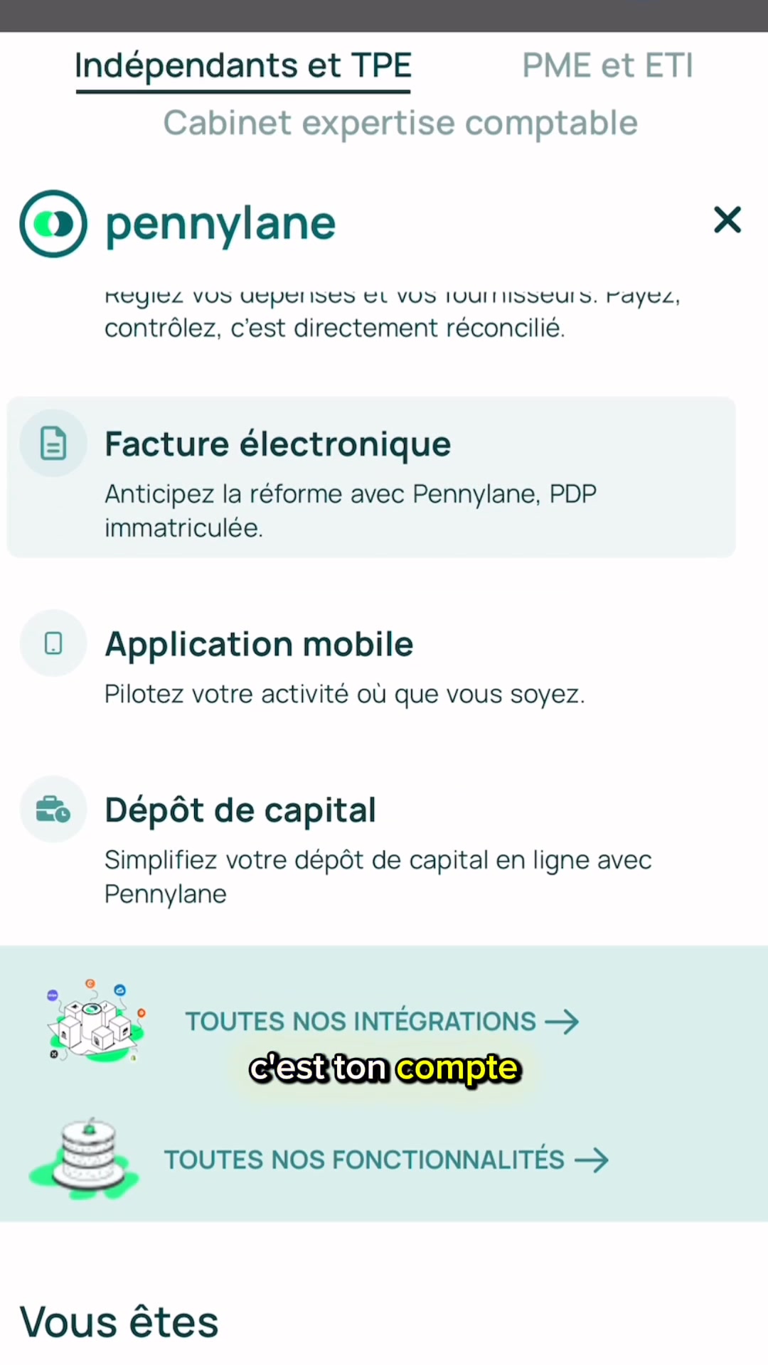 Pennylane - Comptabilité Facebook ad: Déposer mon capital pour 1€