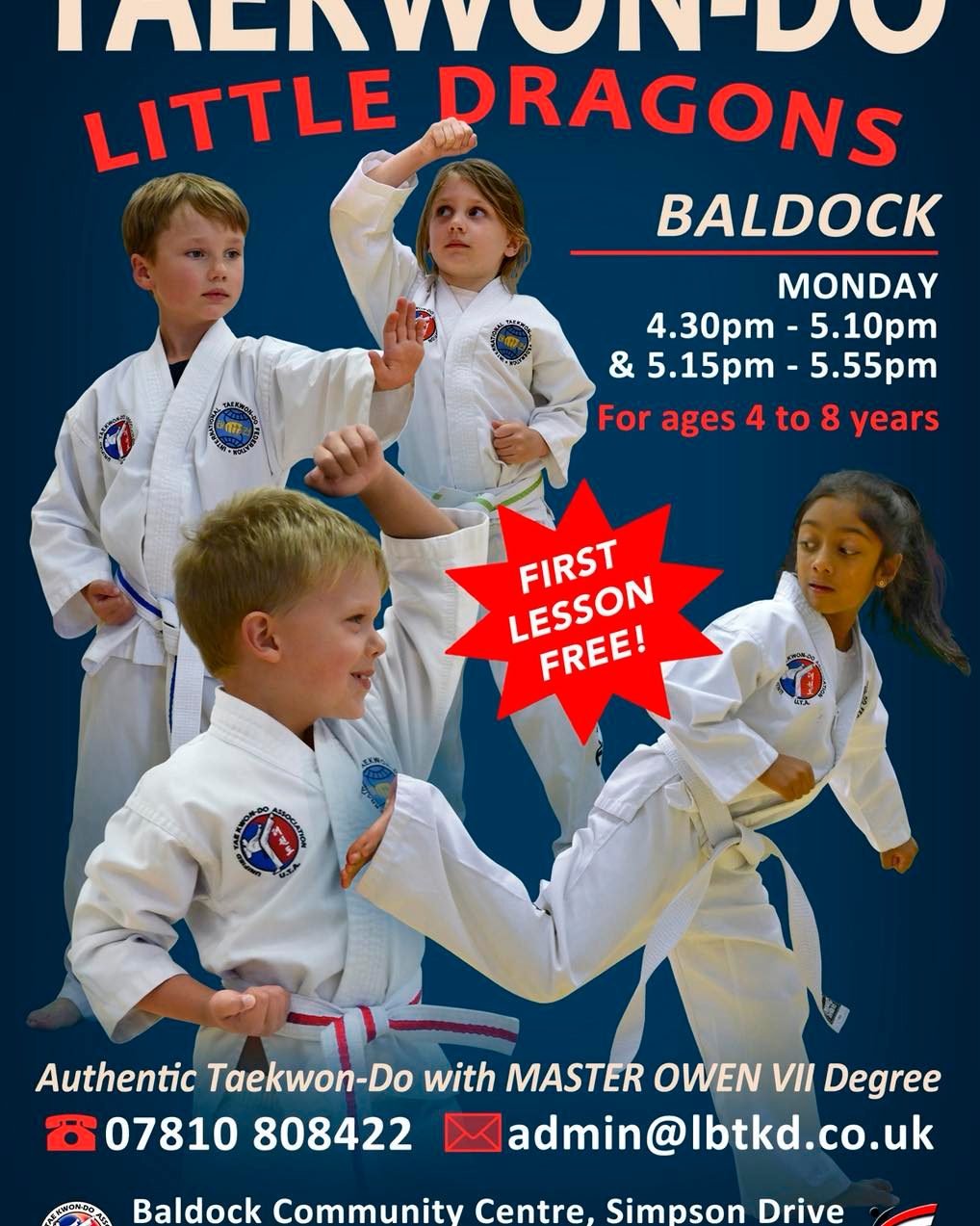 Letchworth & Biggleswade Taekwondo Facebook ad
