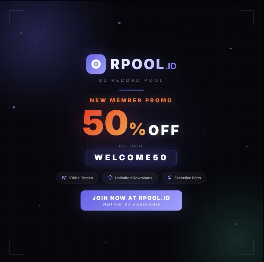 Rpool.id Facebook ad: Music built for DJs.