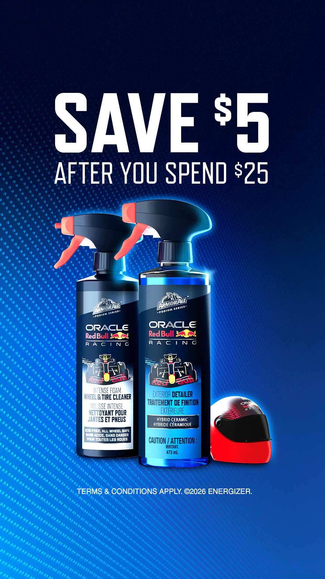 Armor All Podium Series Facebook ad