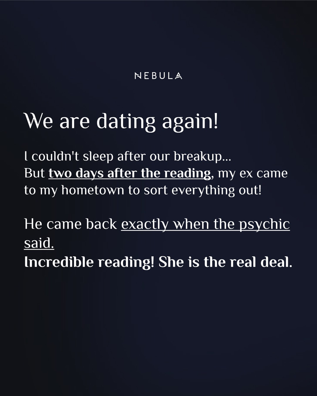 Your Relationship Advisor Facebook ad