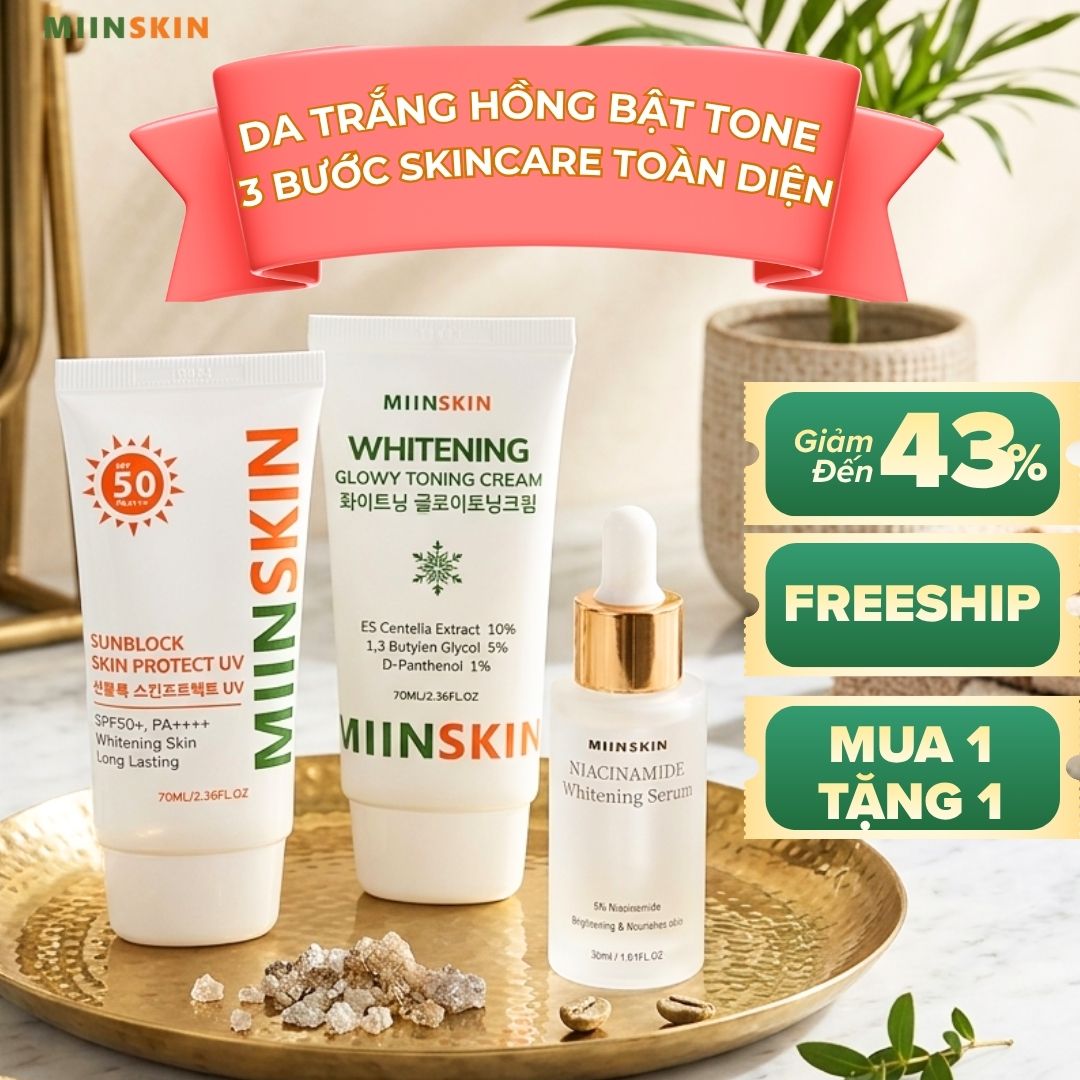 Miinskin VietNam - 미인스킨 Facebook ad: DA TRẮNG BẬT TÔNG - SẠCH THÂM MỜ…