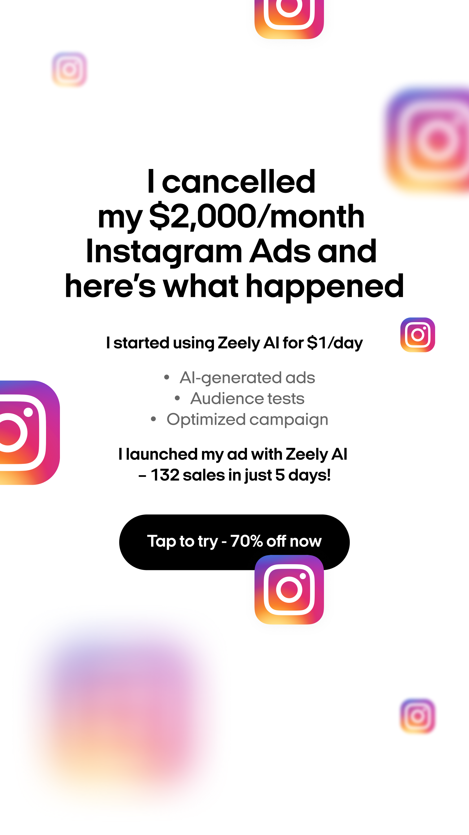 Zeely Facebook ad
