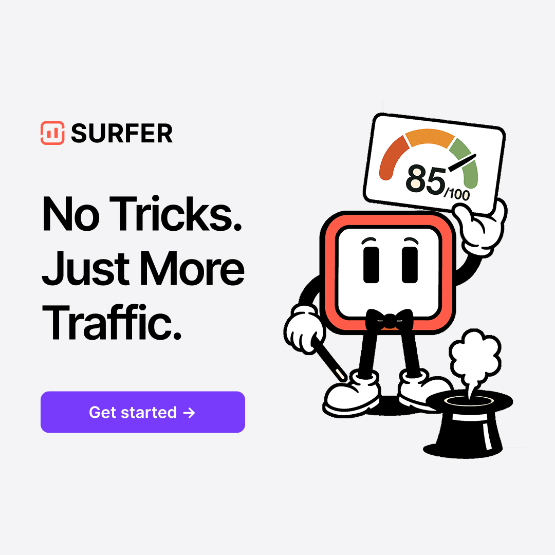 Surfer Facebook ad