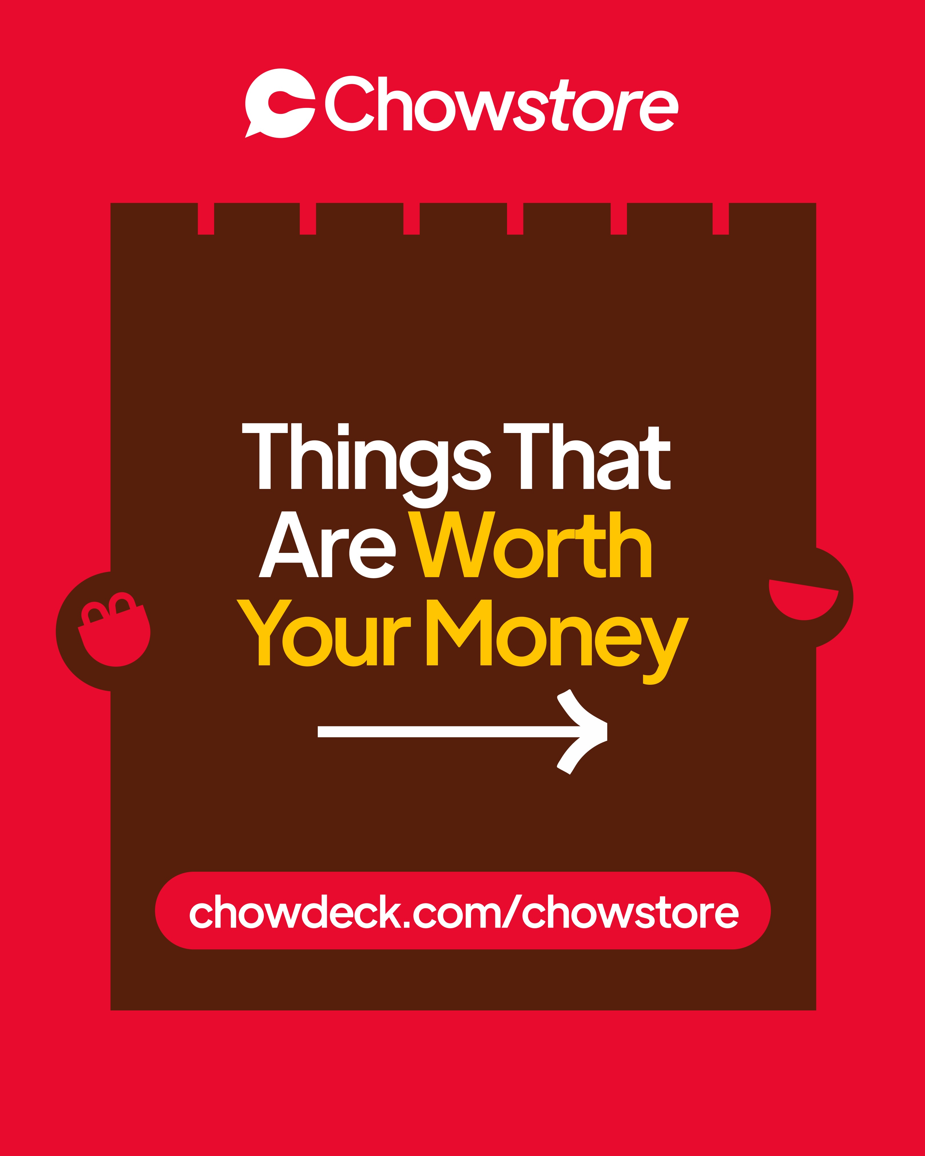 Chowdeck Facebook ad: Ordering on Chowstore is absolutely worth your money…