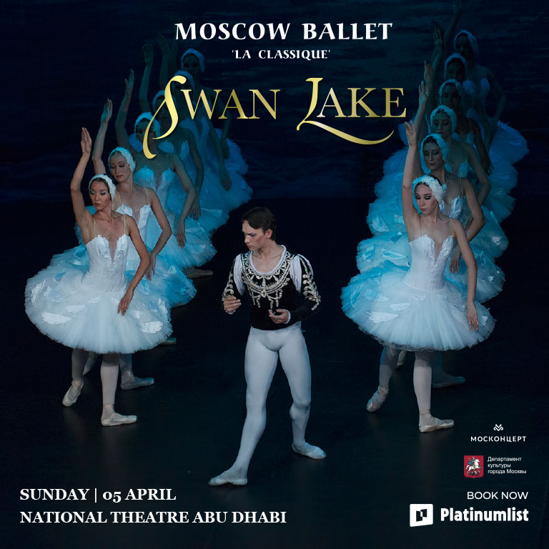 Swan Lake, Moscow Ballet LC Facebook ad: Swan Lake: A Spellbinding Classical Romance