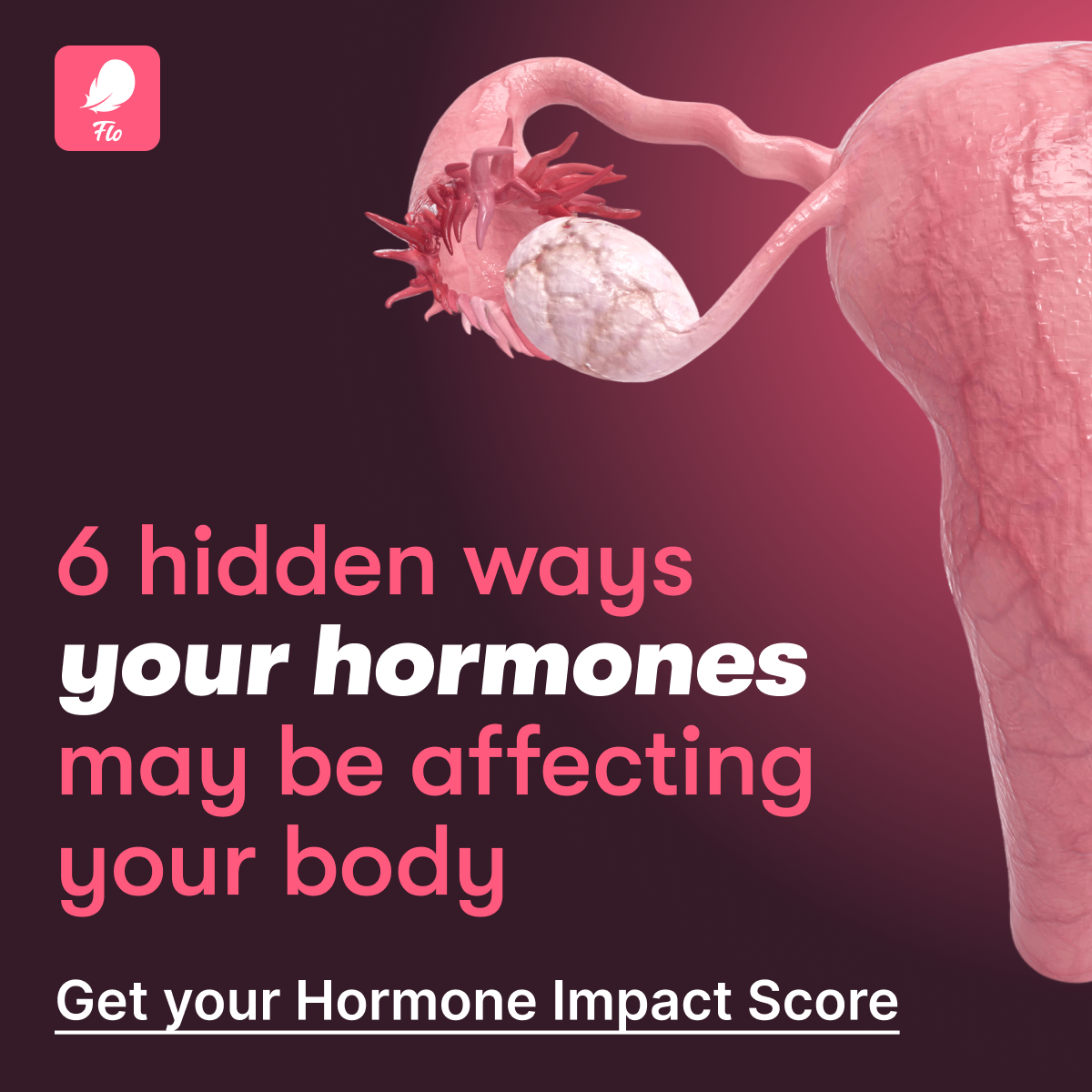 Flo Period Tracker App Facebook ad