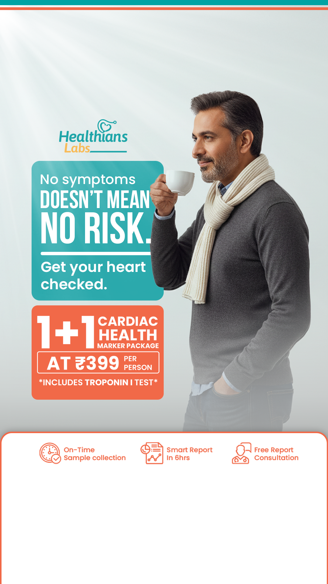 Healthians Facebook ad