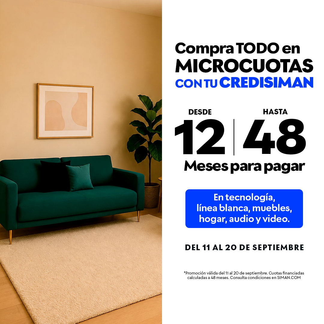 SIMAN Facebook ad: Haz espacio para lo que viene y compra…