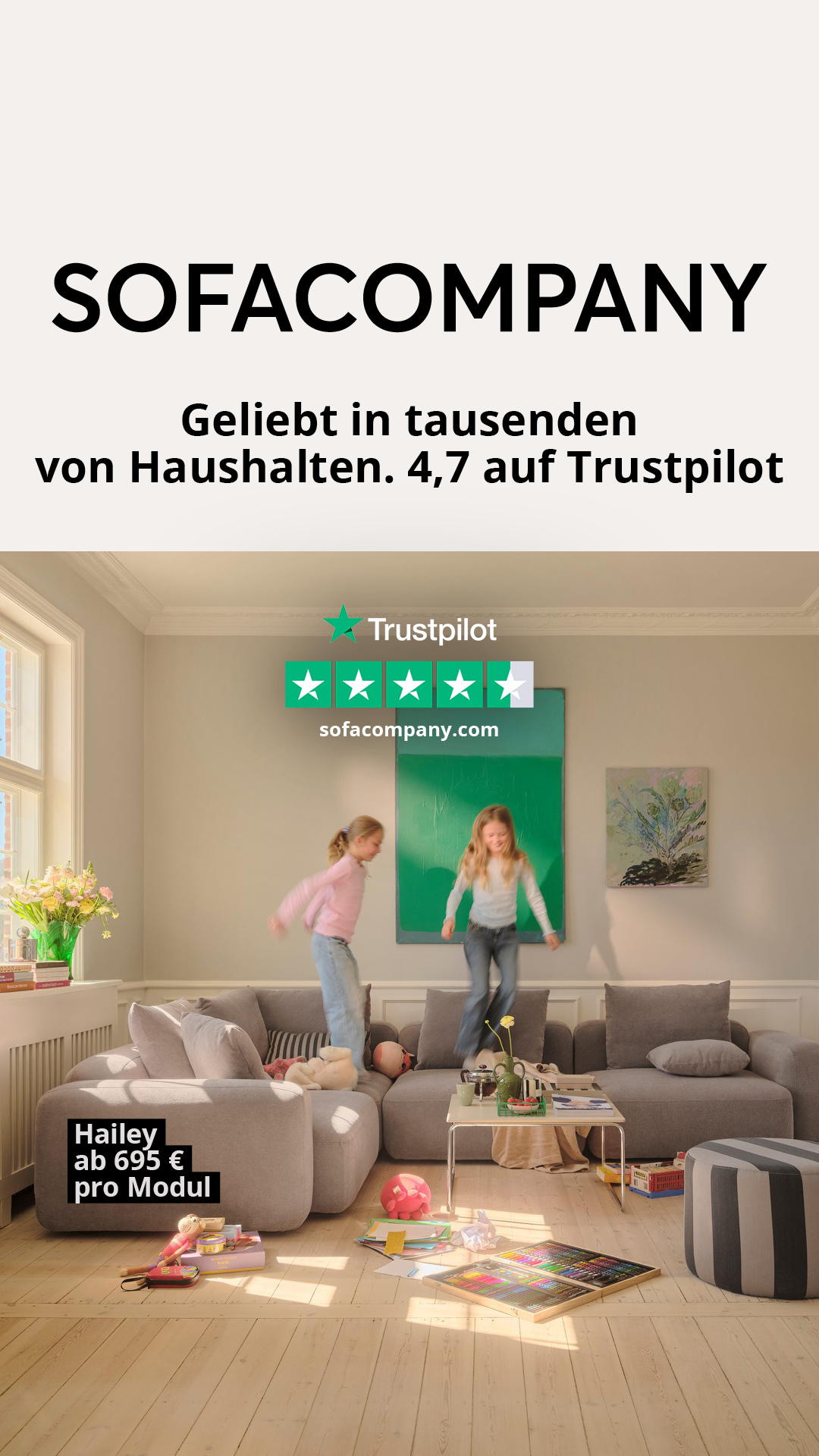 Sofacompany Facebook ad