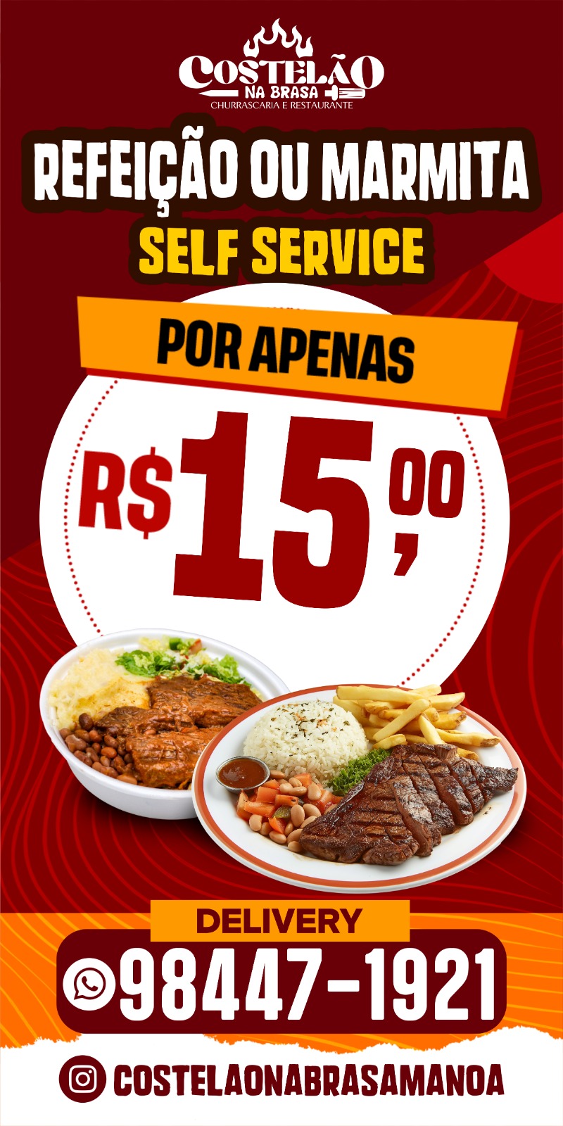 Costelão na Brasa Manoa Facebook ad