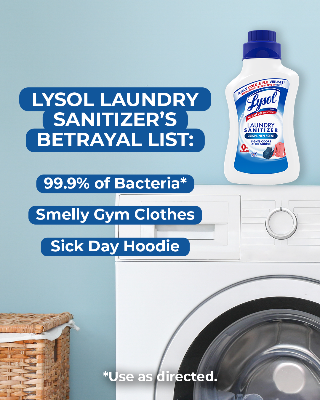 Lysol US Facebook ad