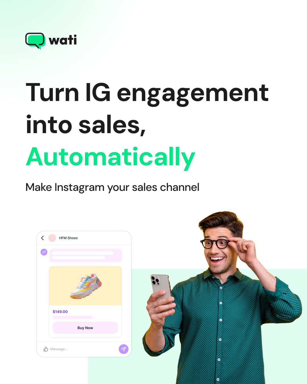 WATI - WhatsApp Team Inbox Facebook ad