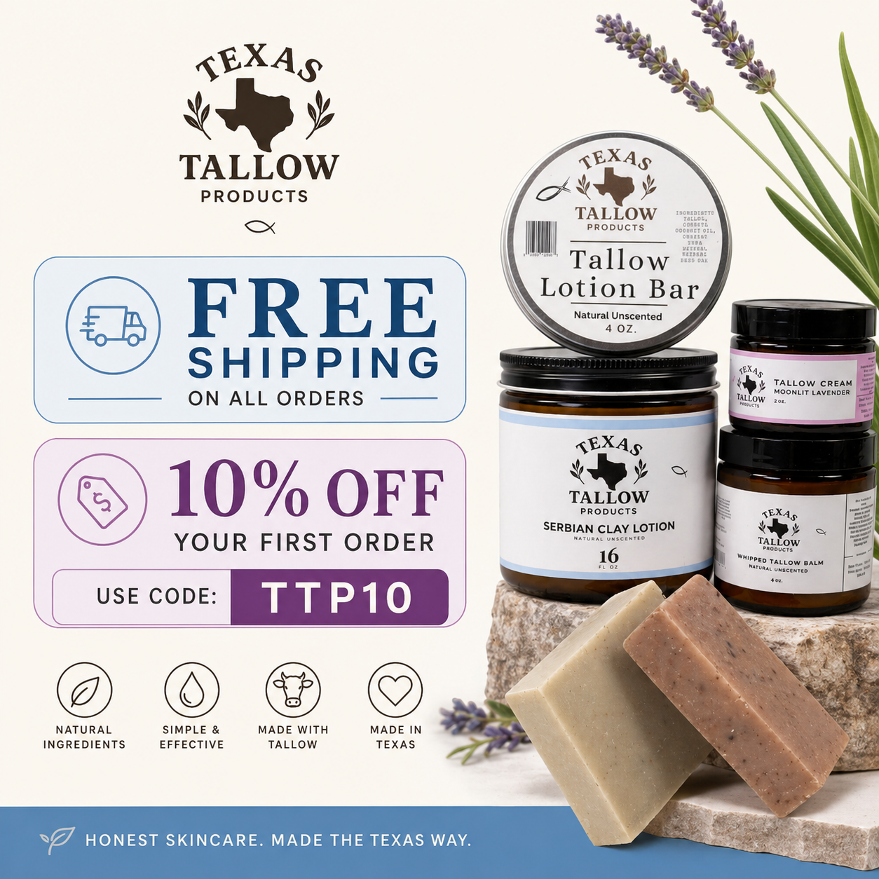 Texas Tallow Products Facebook ad